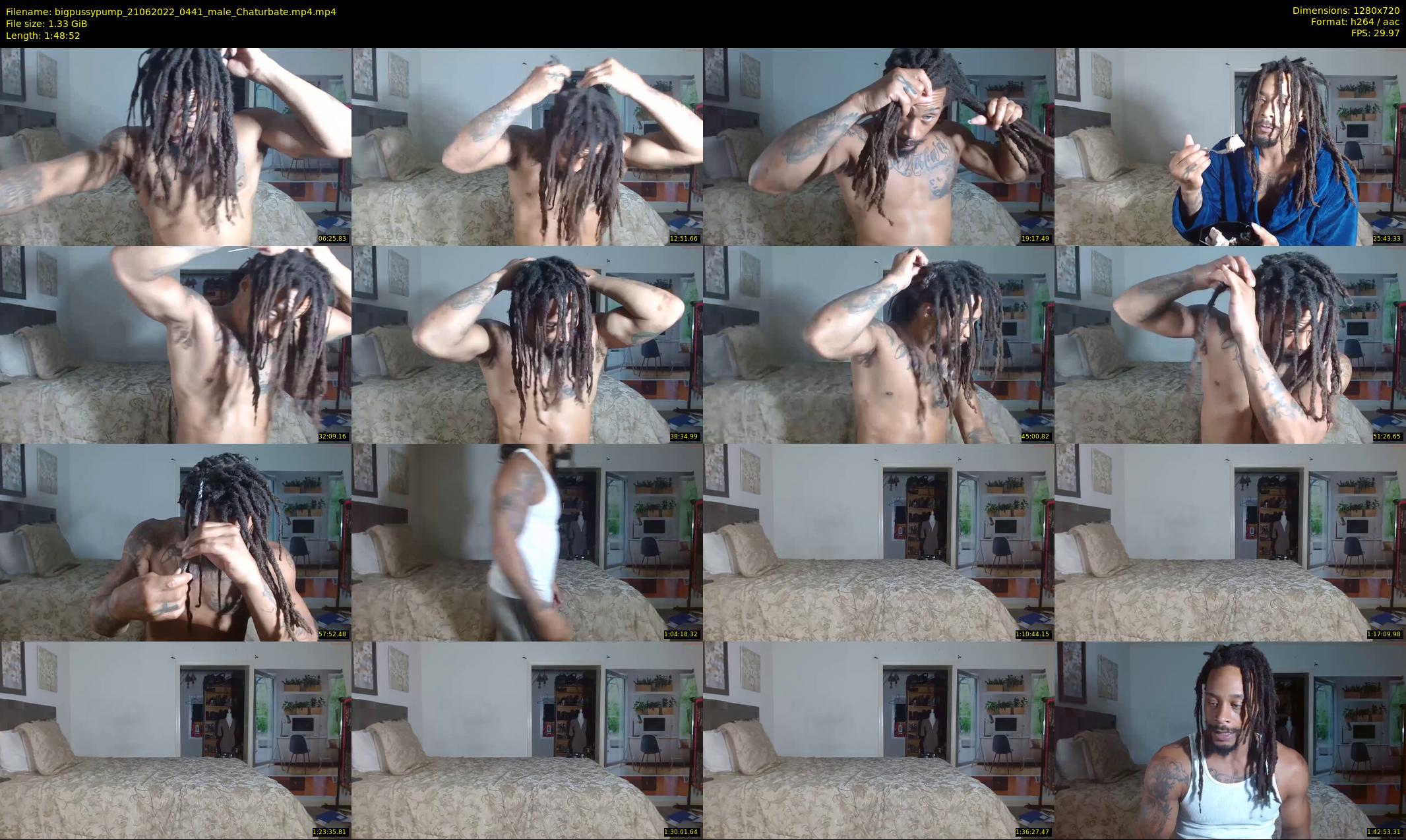 bigpussypump — 109 minute Chaturbate male cam show recording, 720p, Jun 21, 2022
