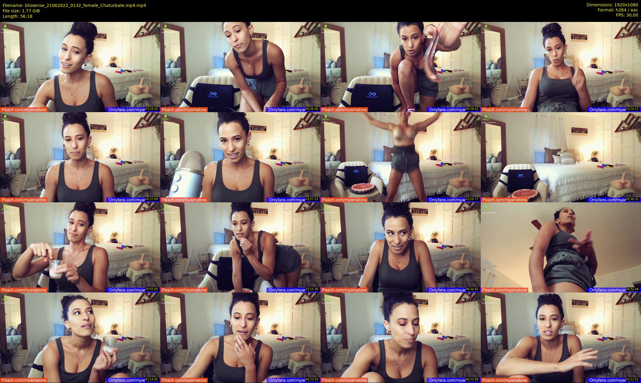 blissense — 57 minute Chaturbate female cam show recording, 1080p, Jun 21, 2022
