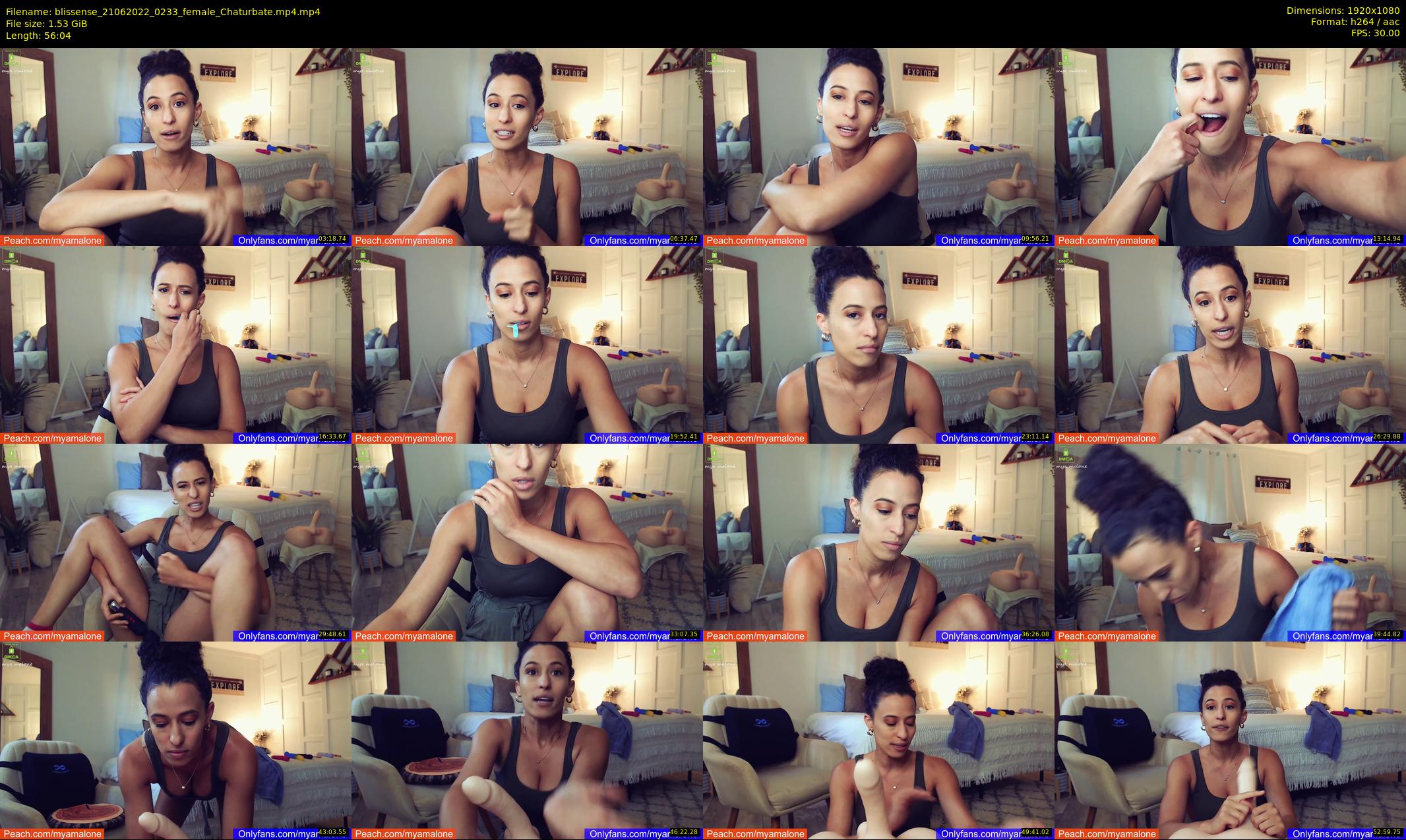blissense — 57 minute Chaturbate female cam show recording, 1080p, Jun 21, 2022