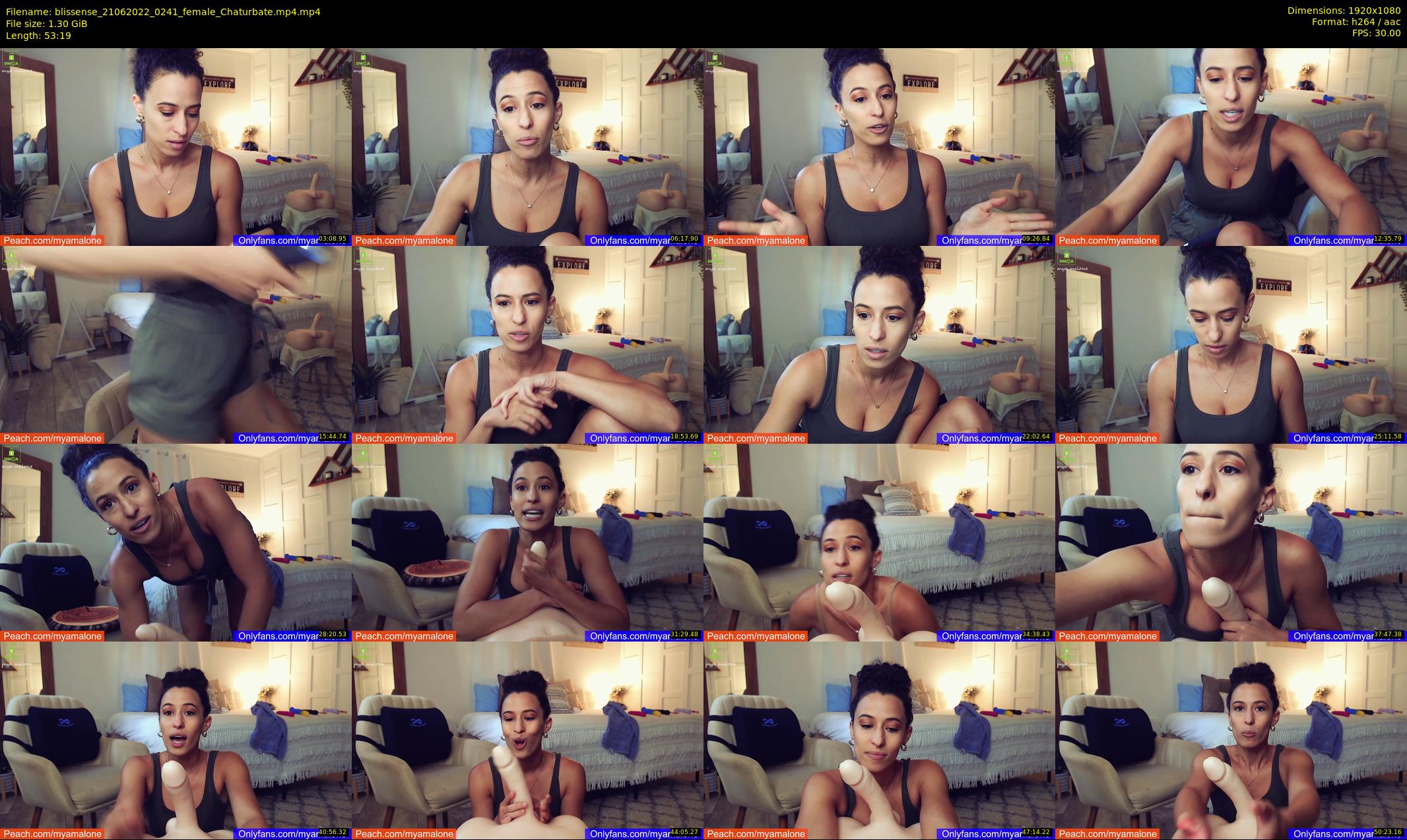 blissense — 54 minute Chaturbate female cam show recording, 1080p, Jun 21, 2022