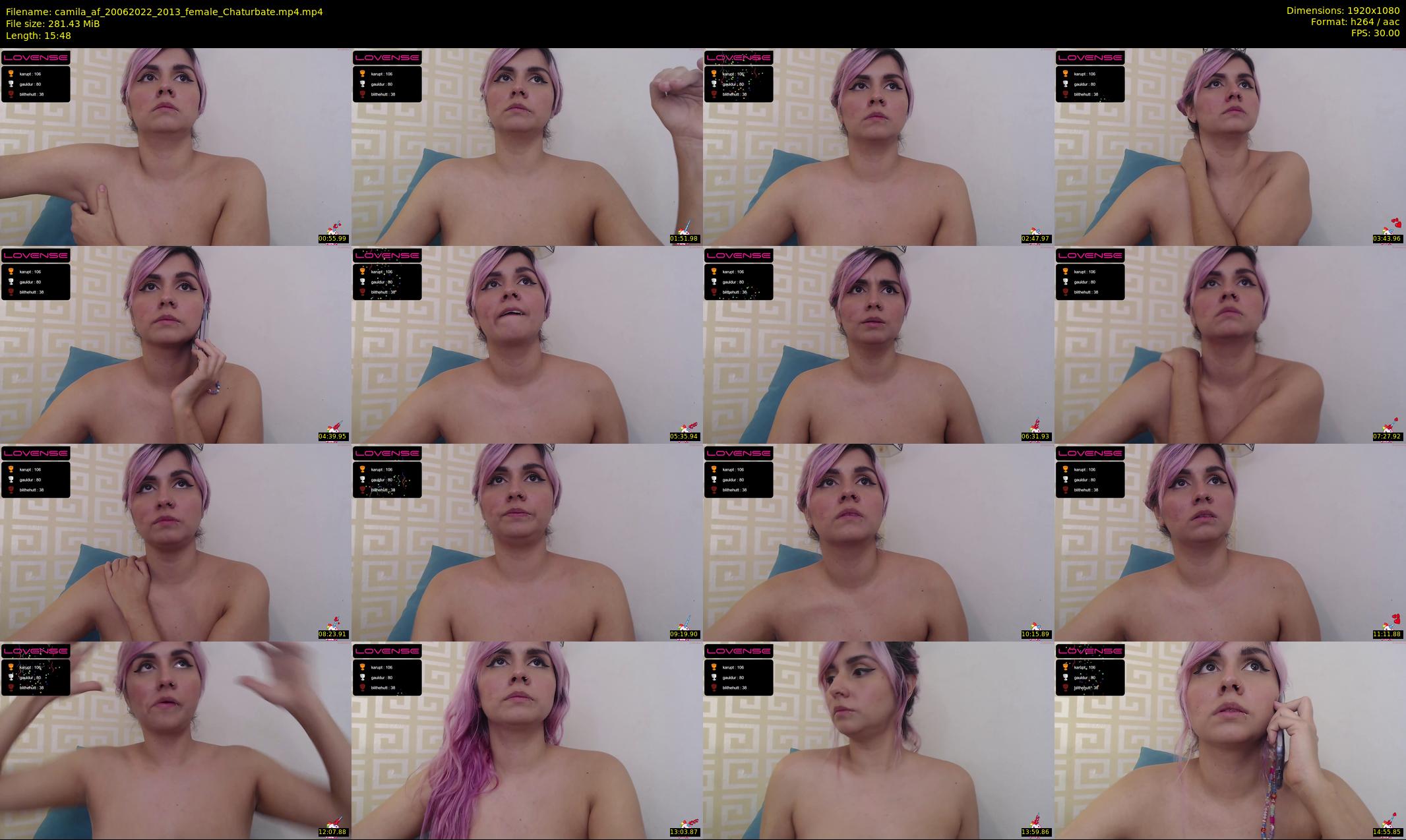 camila_af — 16 minute Chaturbate female cam show recording, 1080p, Jun 20, 2022