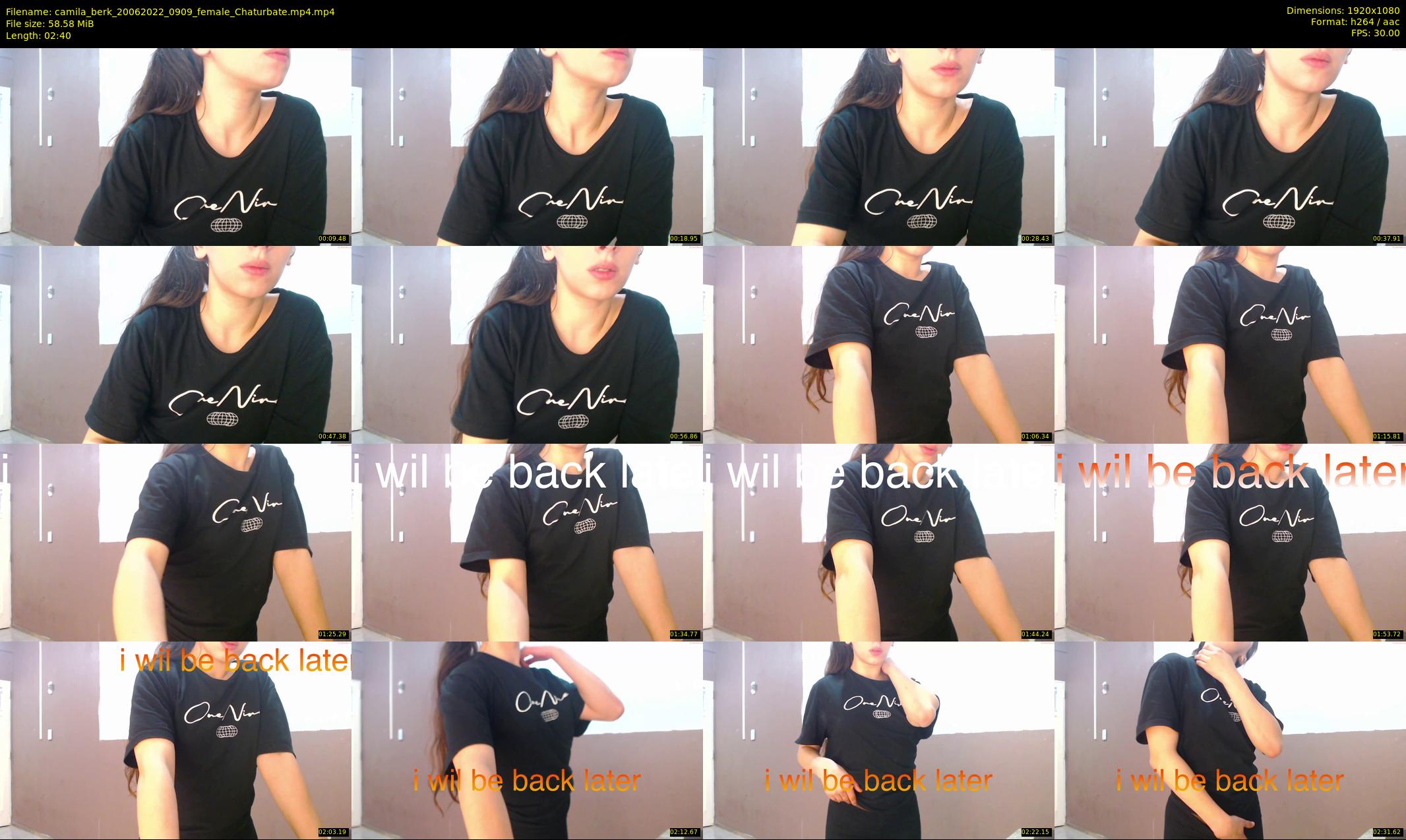 camila_berk — 3 minute Chaturbate female cam show recording, 1080p, Jun 20, 2022
