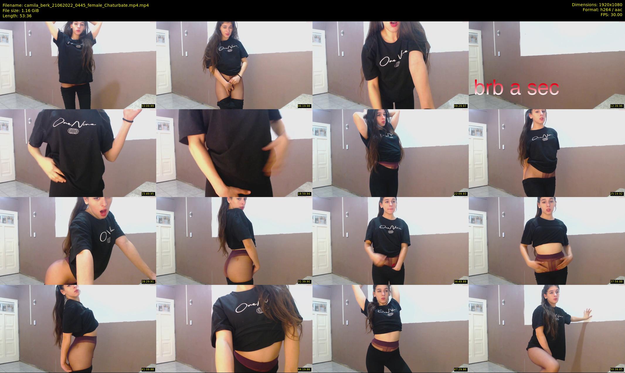 camila_berk — 54 minute Chaturbate female cam show recording, 1080p, Jun 21, 2022
