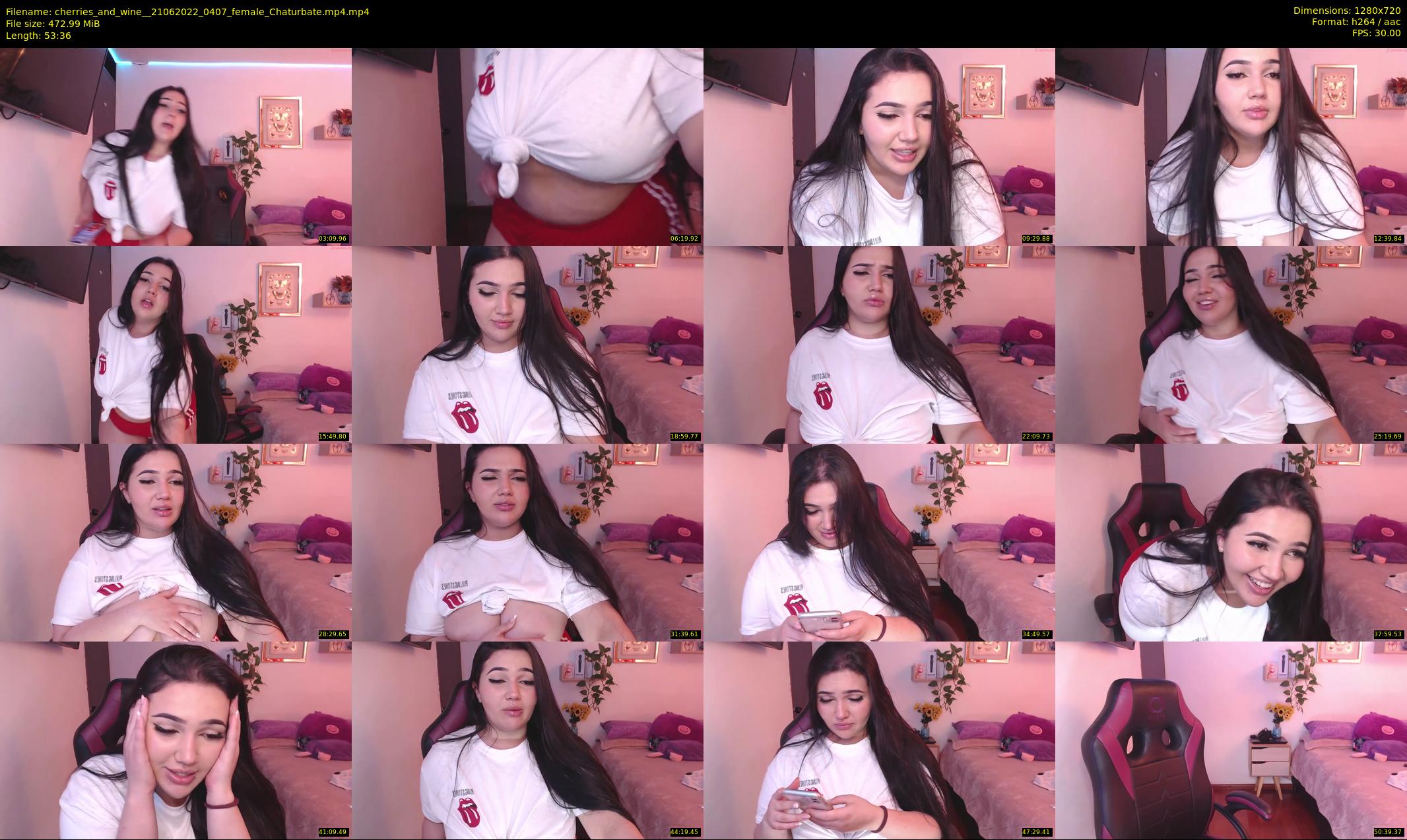 cherries_and_wine_ — 54 minute Chaturbate female cam show recording, 720p, Jun 21, 2022