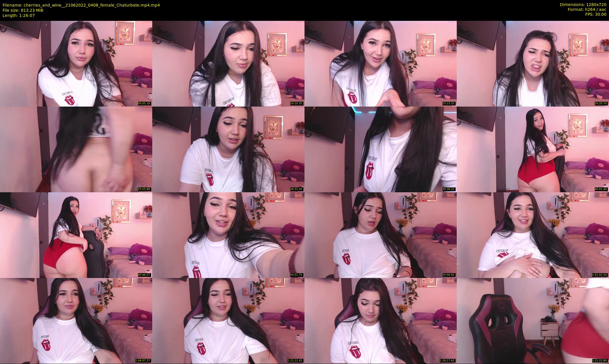 cherries_and_wine_ — 87 minute Chaturbate female cam show recording, 720p, Jun 21, 2022
