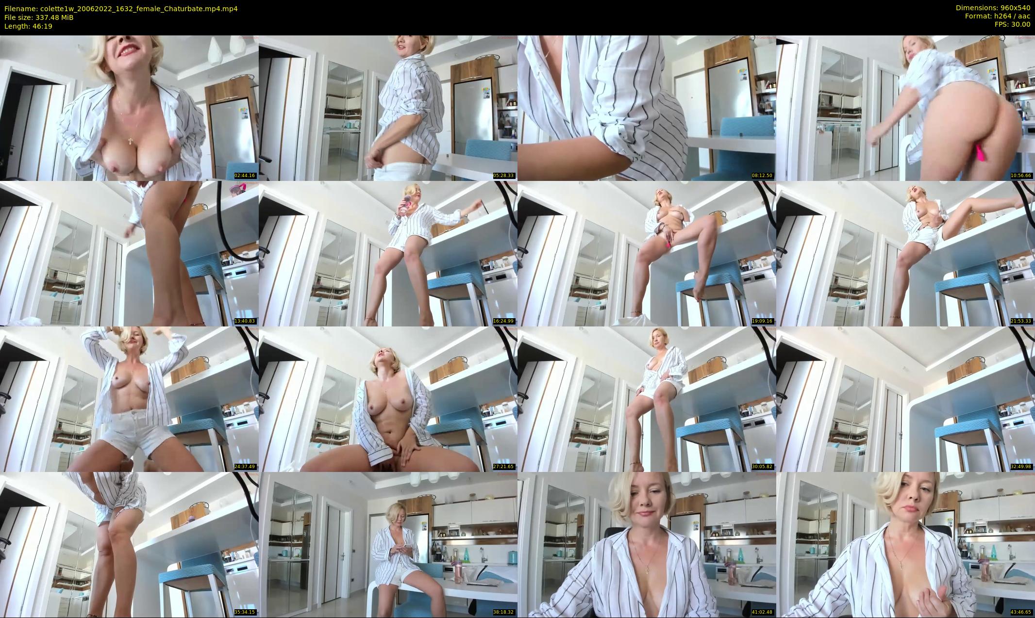 colette1w — 47 minute Chaturbate female cam show recording, 480p, Jun 20, 2022