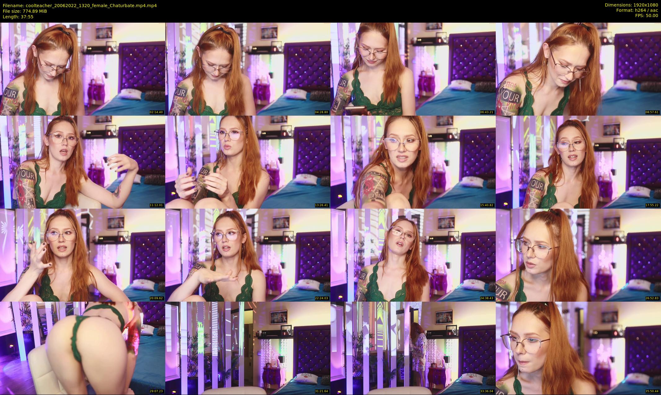 coolteacher — 38 minute Chaturbate female cam show recording, 1080p, Jun 20, 2022
