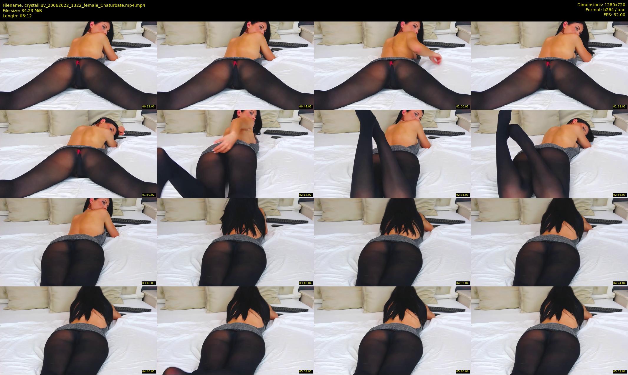 crystallluv — 7 minute Chaturbate female cam show recording, 720p, Jun 20, 2022