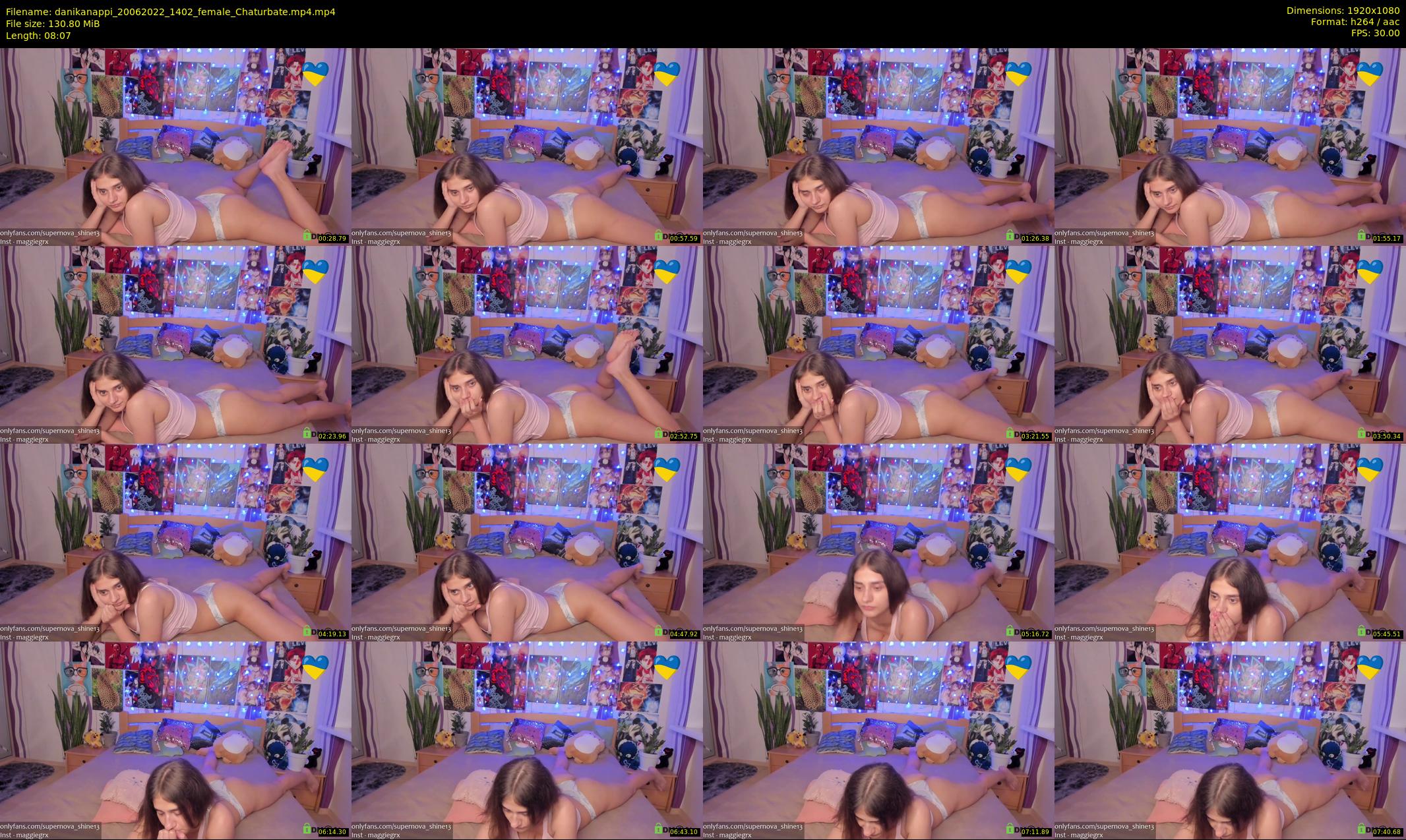 danikanappi — 9 minute Chaturbate female cam show recording, 1080p, Jun 20, 2022