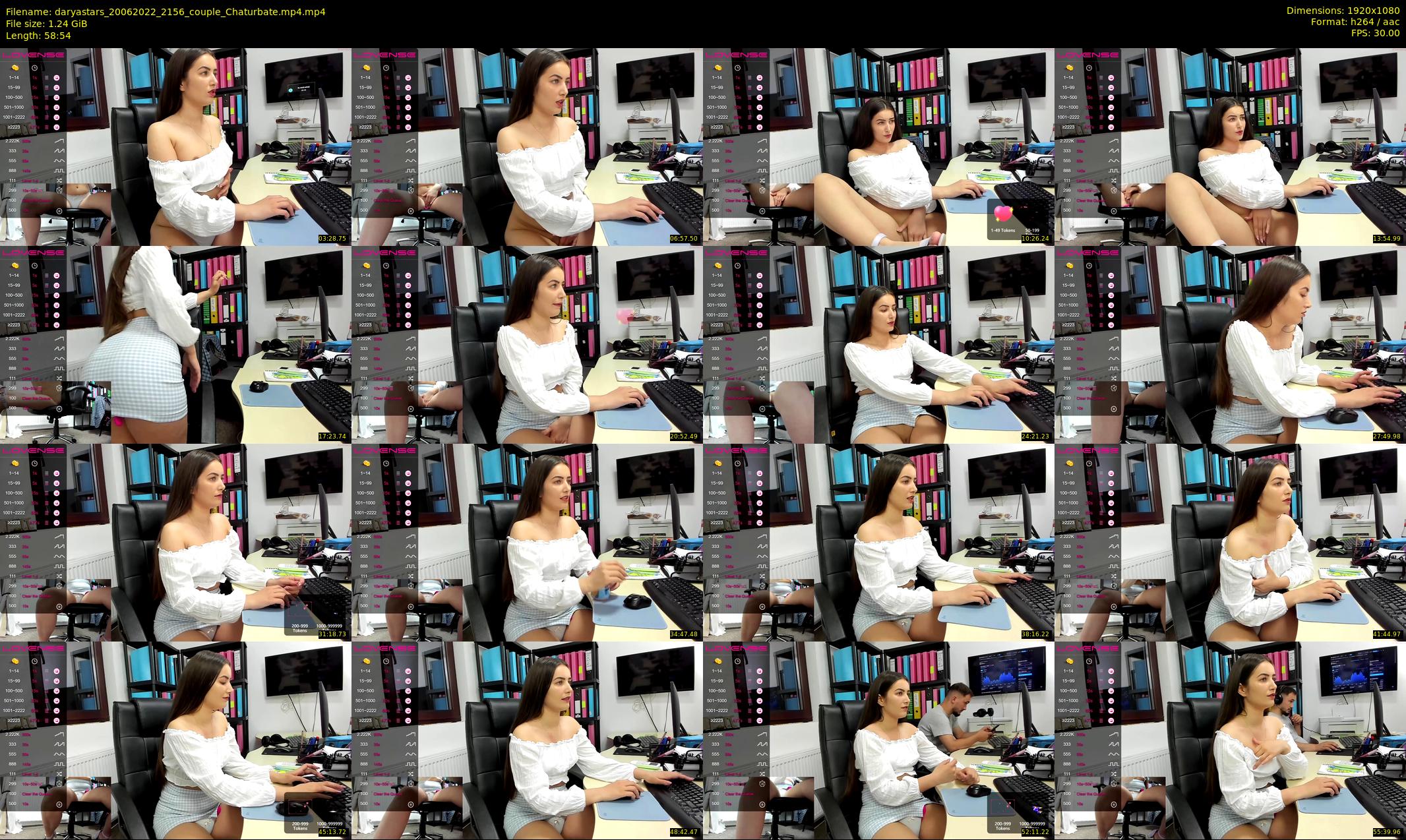 daryastars — 59 minute Chaturbate couple cam show recording, 1080p, Jun 20, 2022
