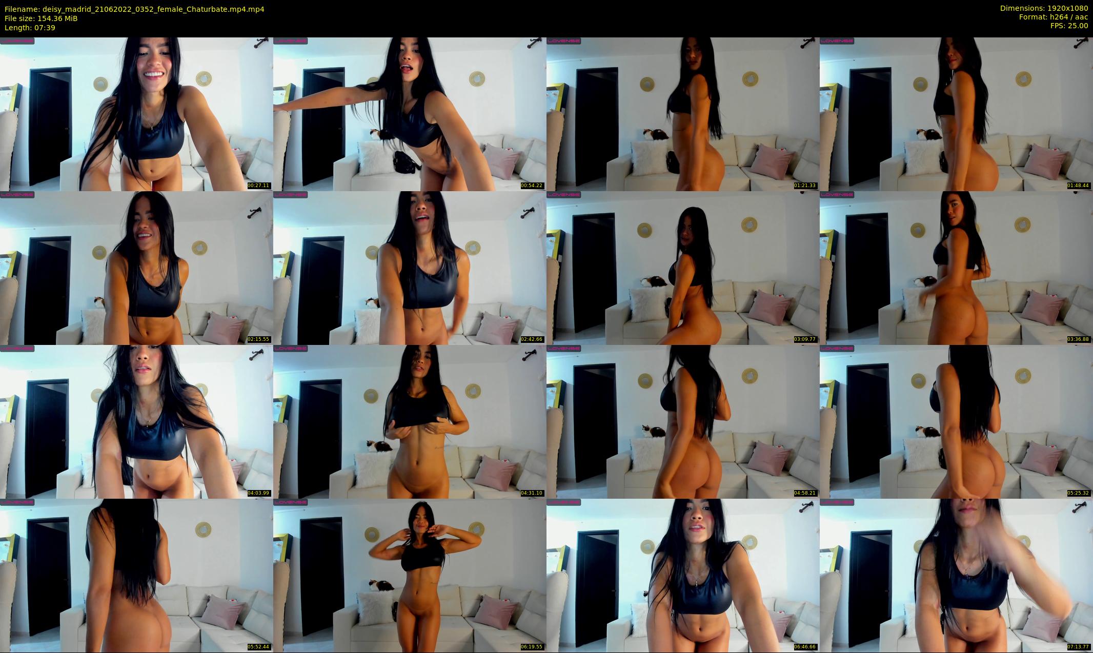 deisy_madrid — 8 minute Chaturbate female cam show recording, 1080p, Jun 21, 2022