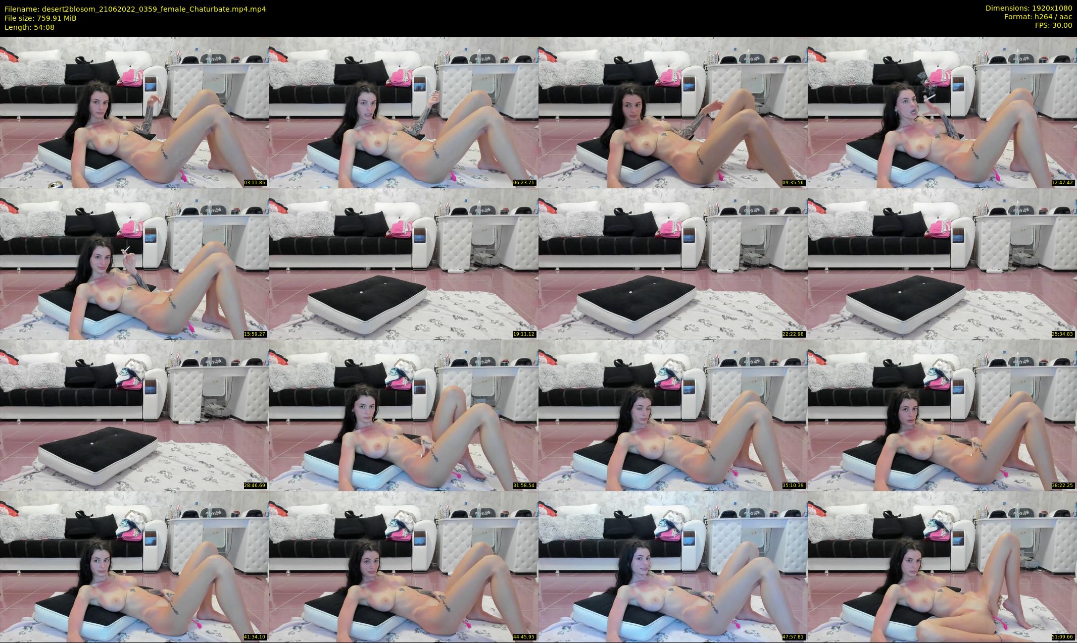 desert2blosom — 55 minute Chaturbate female cam show recording, 1080p, Jun 21, 2022
