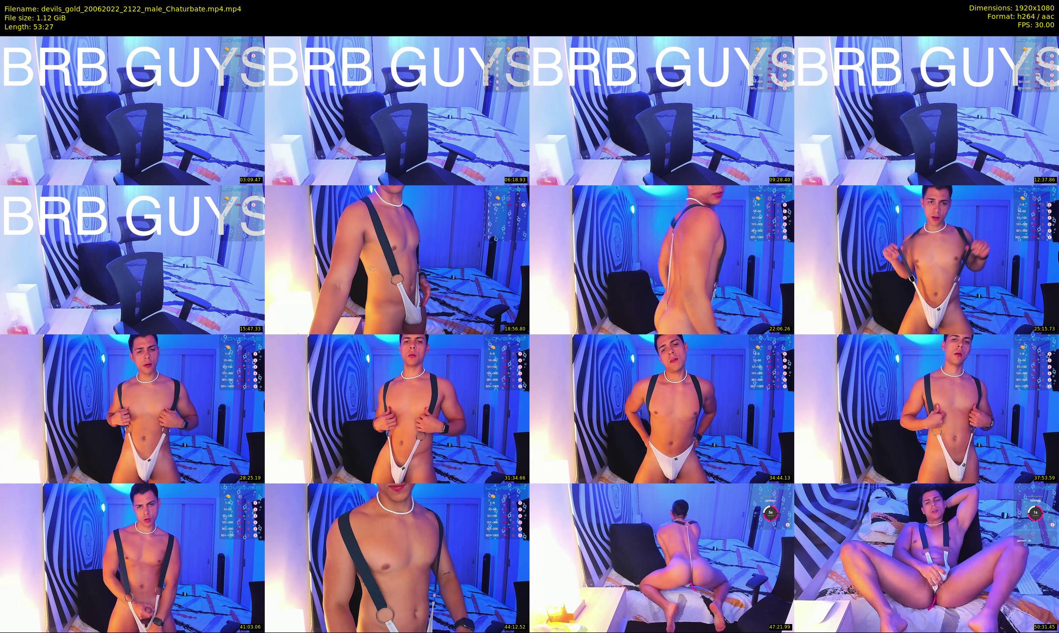 devils_gold — 54 minute Chaturbate male cam show recording, 1080p, Jun 20, 2022