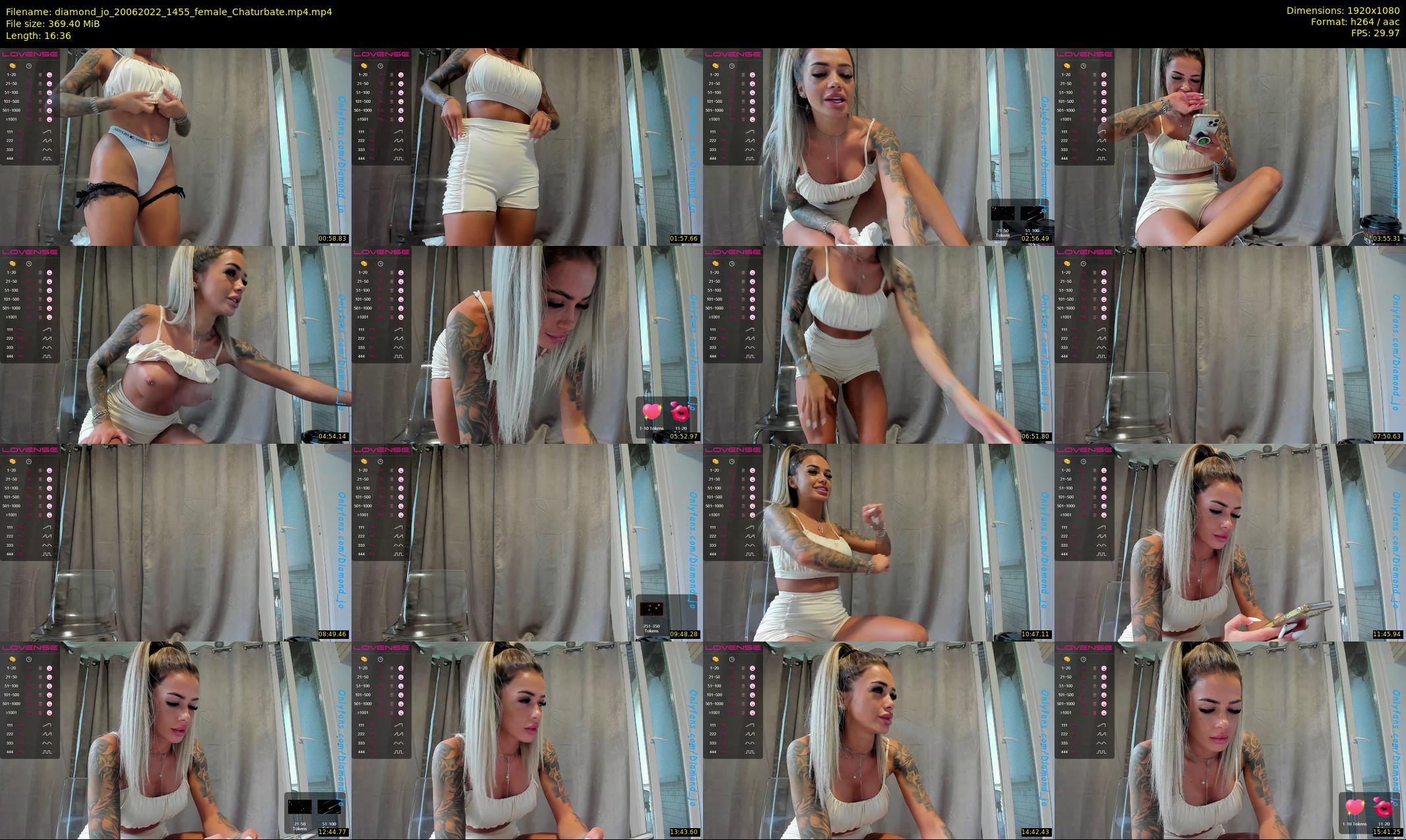 diamond_jo — 17 minute Chaturbate female cam show recording, 1080p, Jun 20, 2022