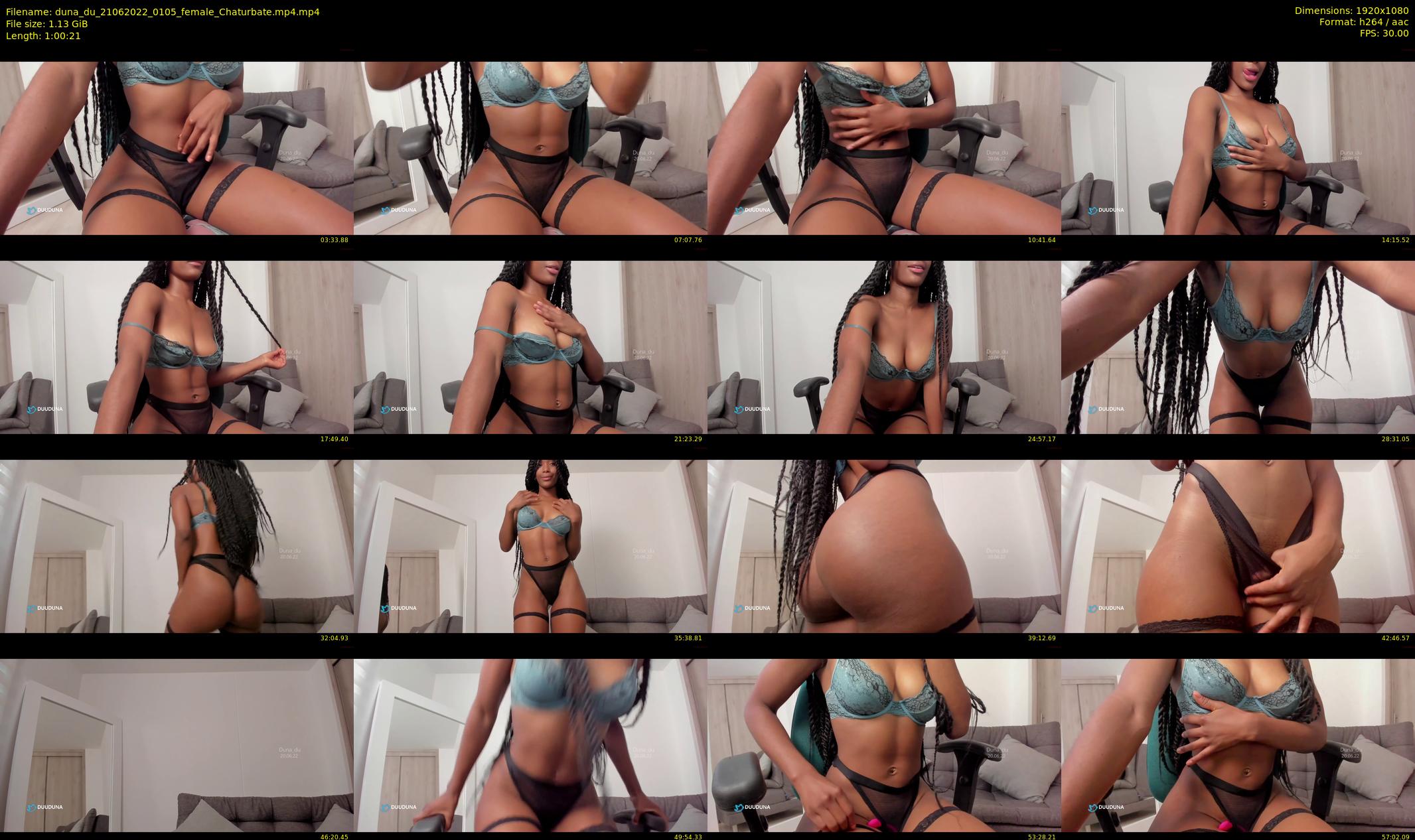 duna_du — 61 minute Chaturbate female cam show recording, 1080p, Jun 21, 2022