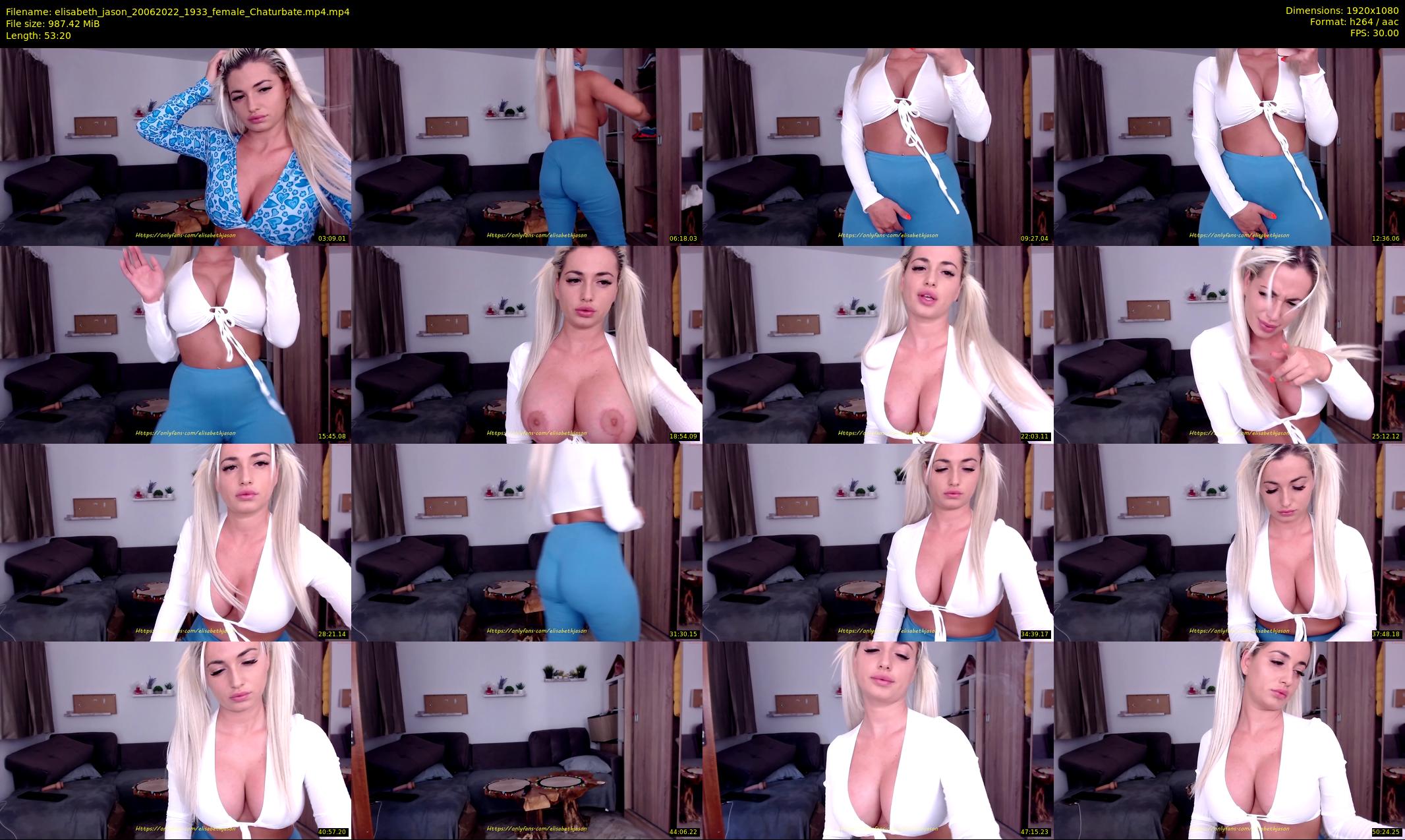 elisabeth_jason — 54 minute Chaturbate couple cam show recording, 1080p, Jun 20, 2022
