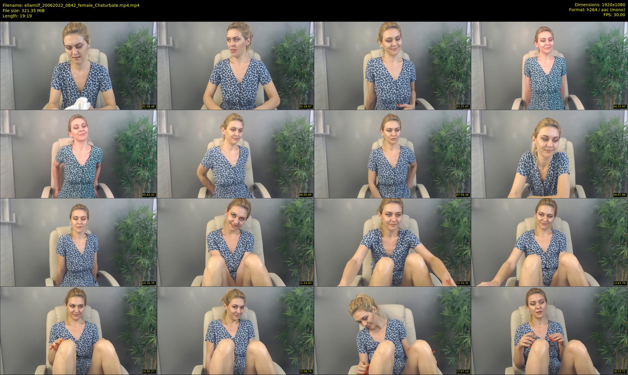 ellamilf — 20 minute Chaturbate female cam show recording, 1080p, Jun 20, 2022