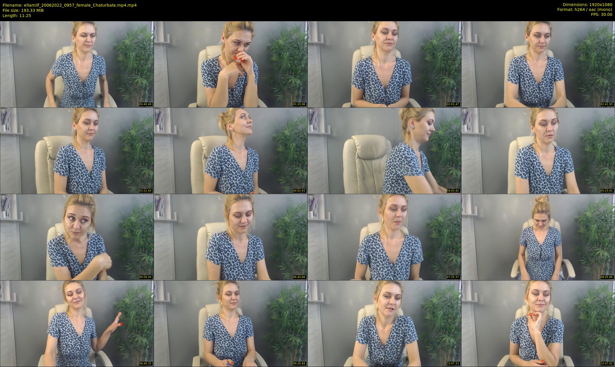 ellamilf — 12 minute Chaturbate female cam show recording, 1080p, Jun 20, 2022