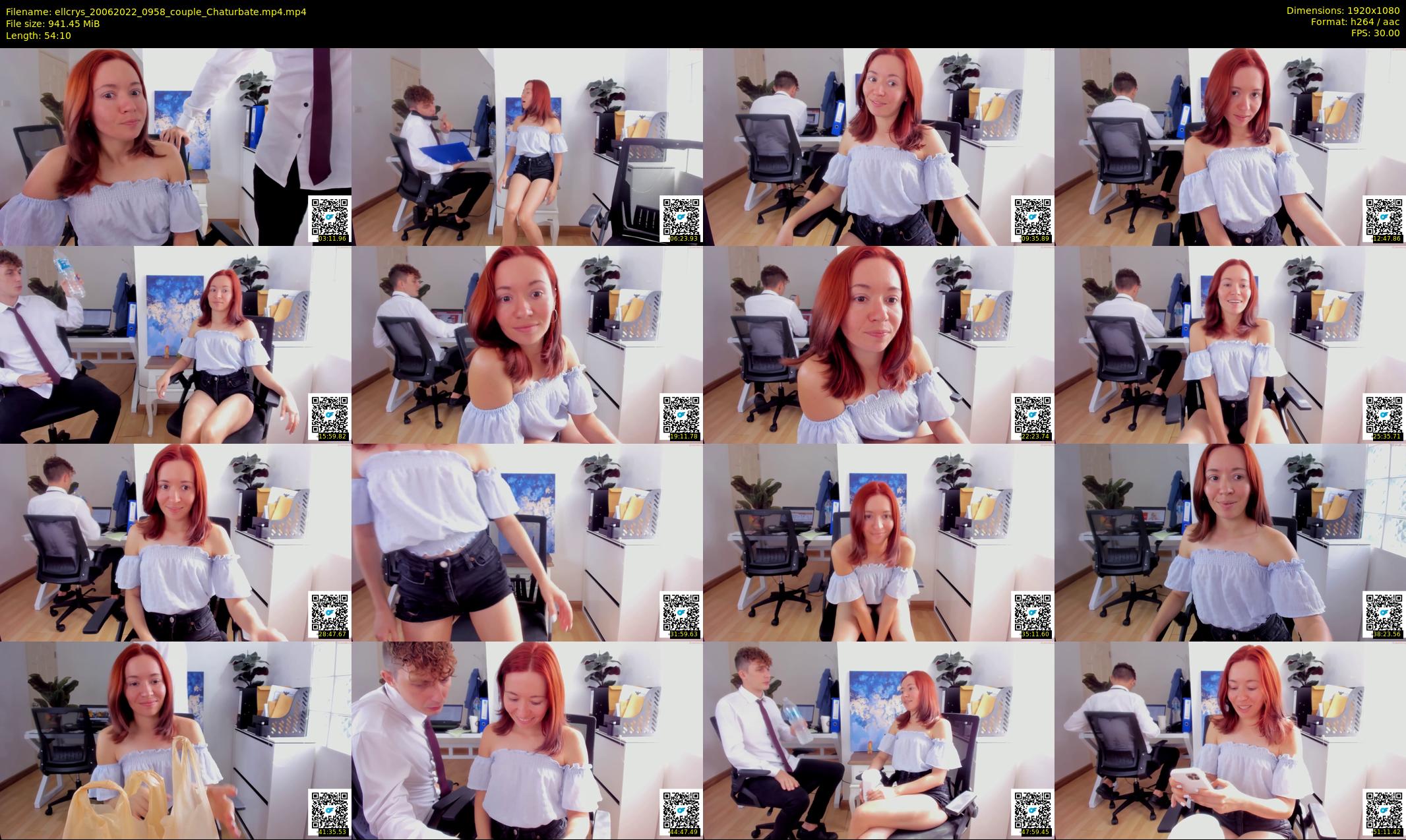 ellcrys — 55 minute Chaturbate couple cam show recording, 1080p, Jun 20, 2022