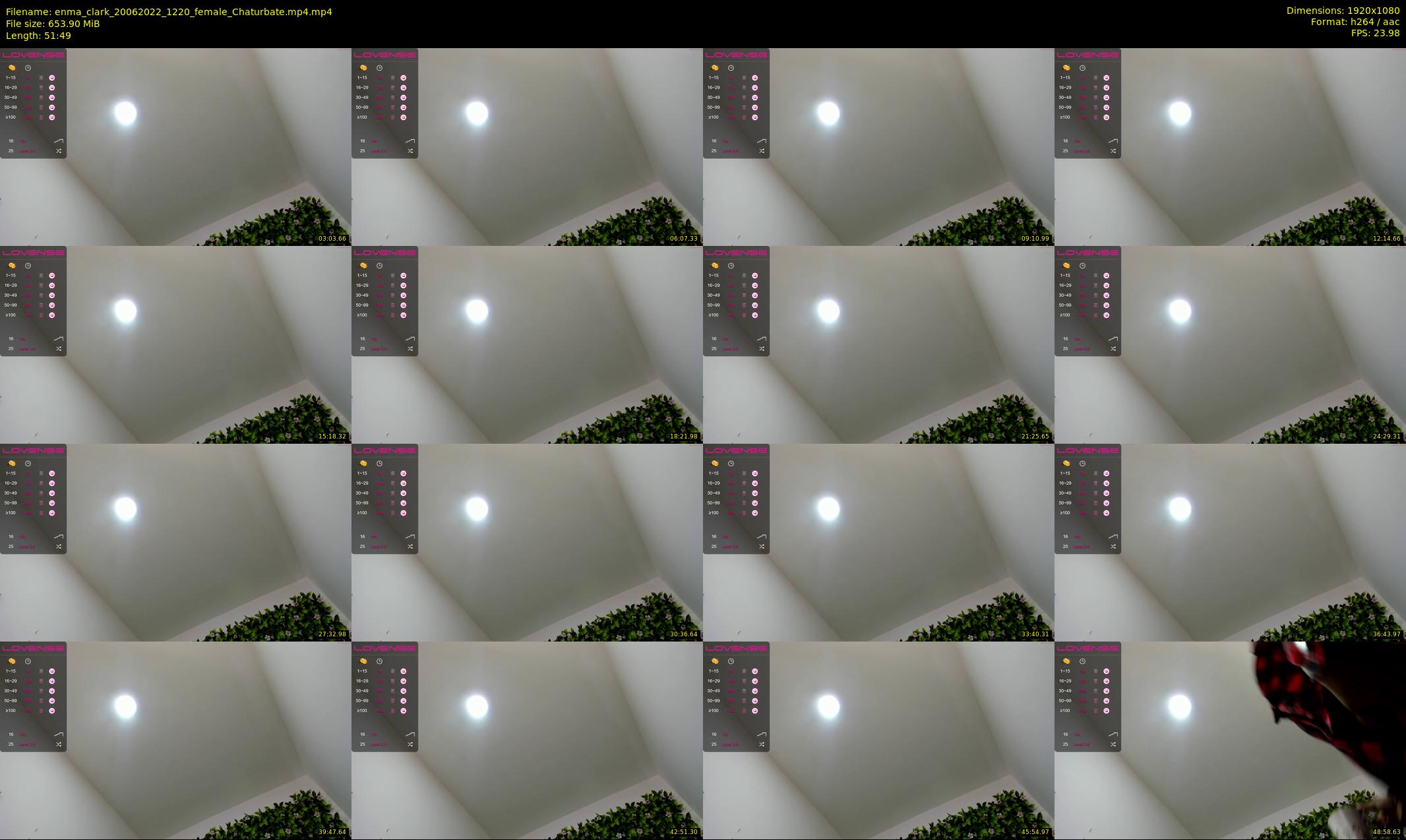 enma_clark — 52 minute Chaturbate female cam show recording, 1080p, Jun 20, 2022