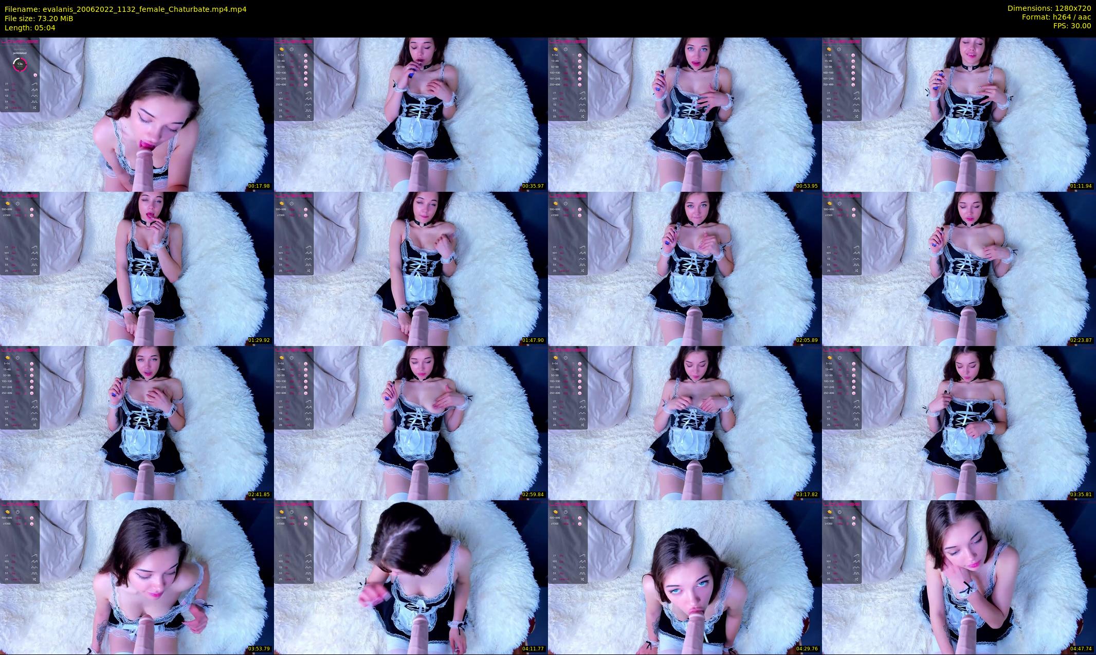 evalanis — 6 minute Chaturbate couple cam show recording, 720p, Jun 20, 2022