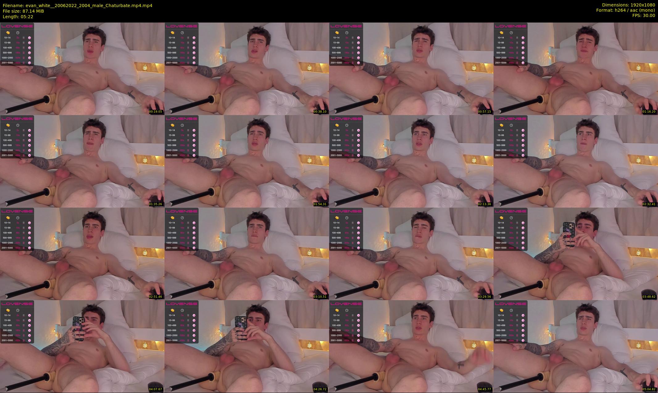 evan_white_ — 6 minute Chaturbate male cam show recording, 1080p, Jun 20, 2022
