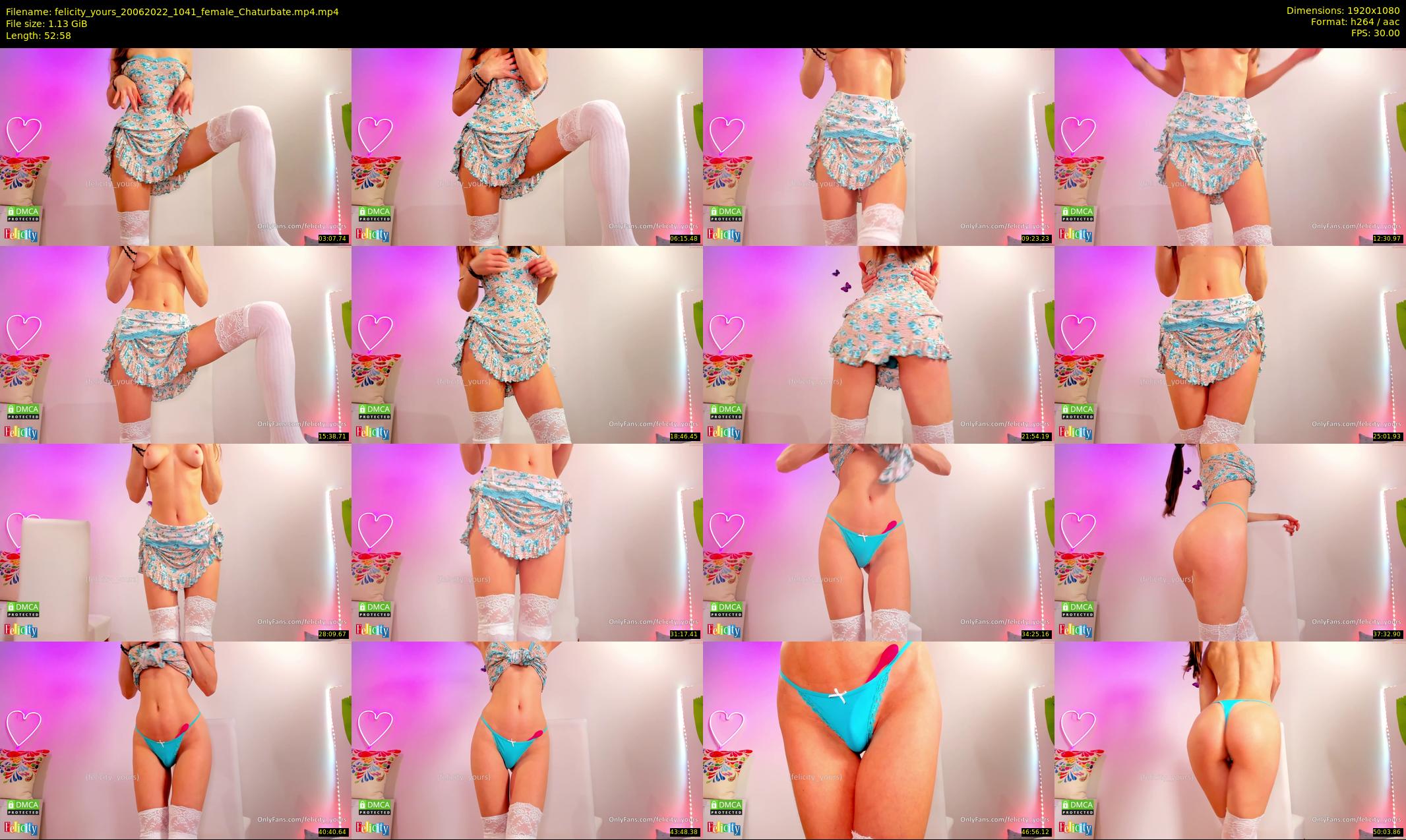 felicity_yours — 53 minute Chaturbate female cam show recording, 1080p, Jun 20, 2022