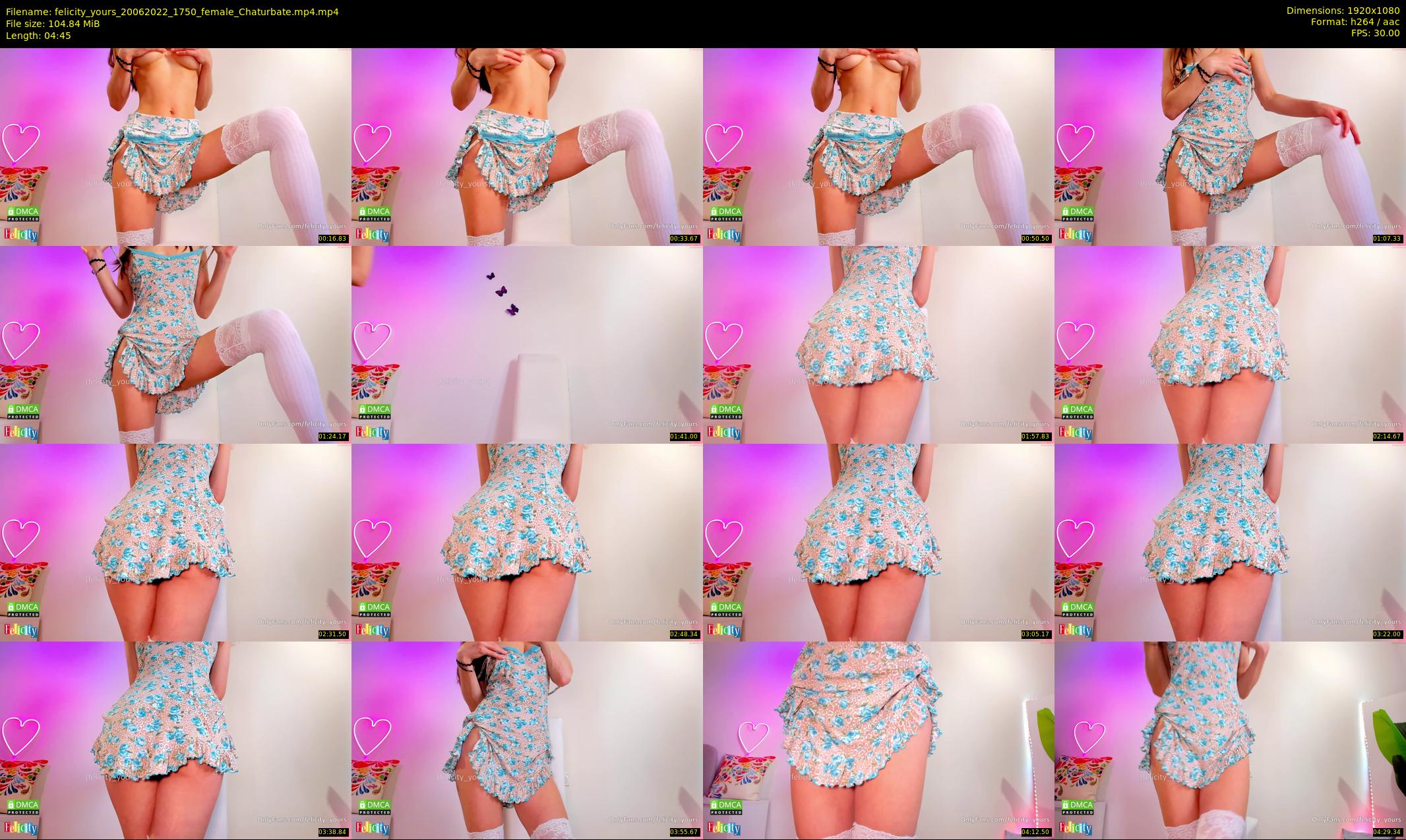 felicity_yours — 5 minute Chaturbate female cam show recording, 1080p, Jun 20, 2022