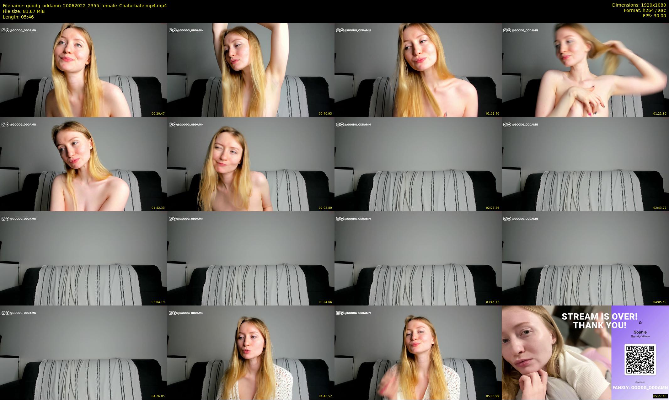 goodg_oddamn — 6 minute Chaturbate female cam show recording, 1080p, Jun 20, 2022