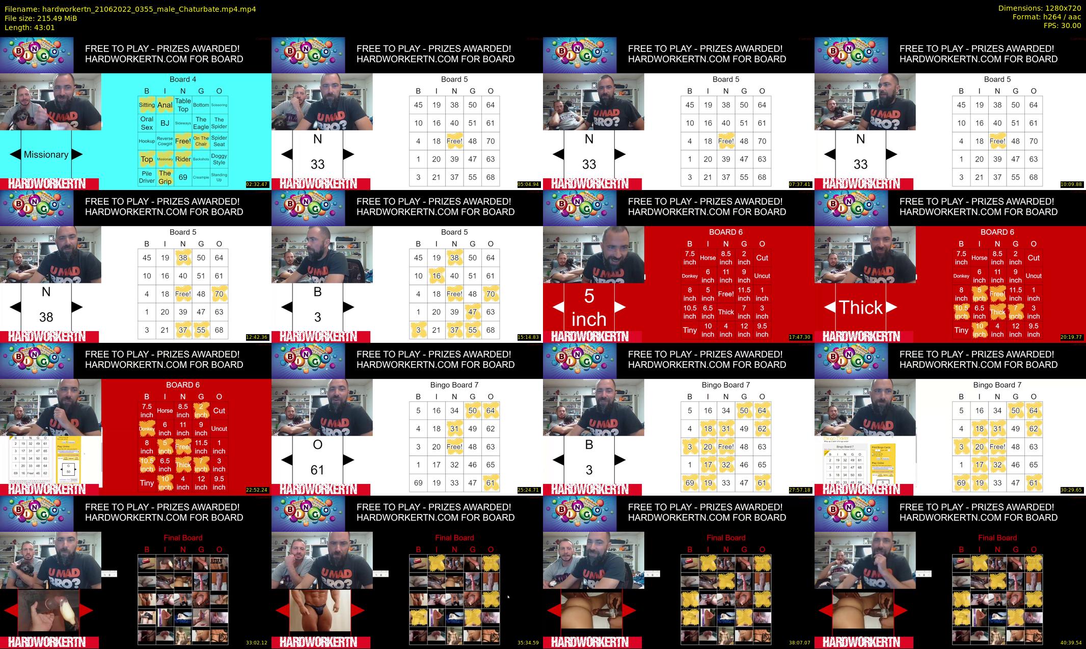 hardworkertn — 44 minute Chaturbate male cam show recording, 720p, Jun 21, 2022
