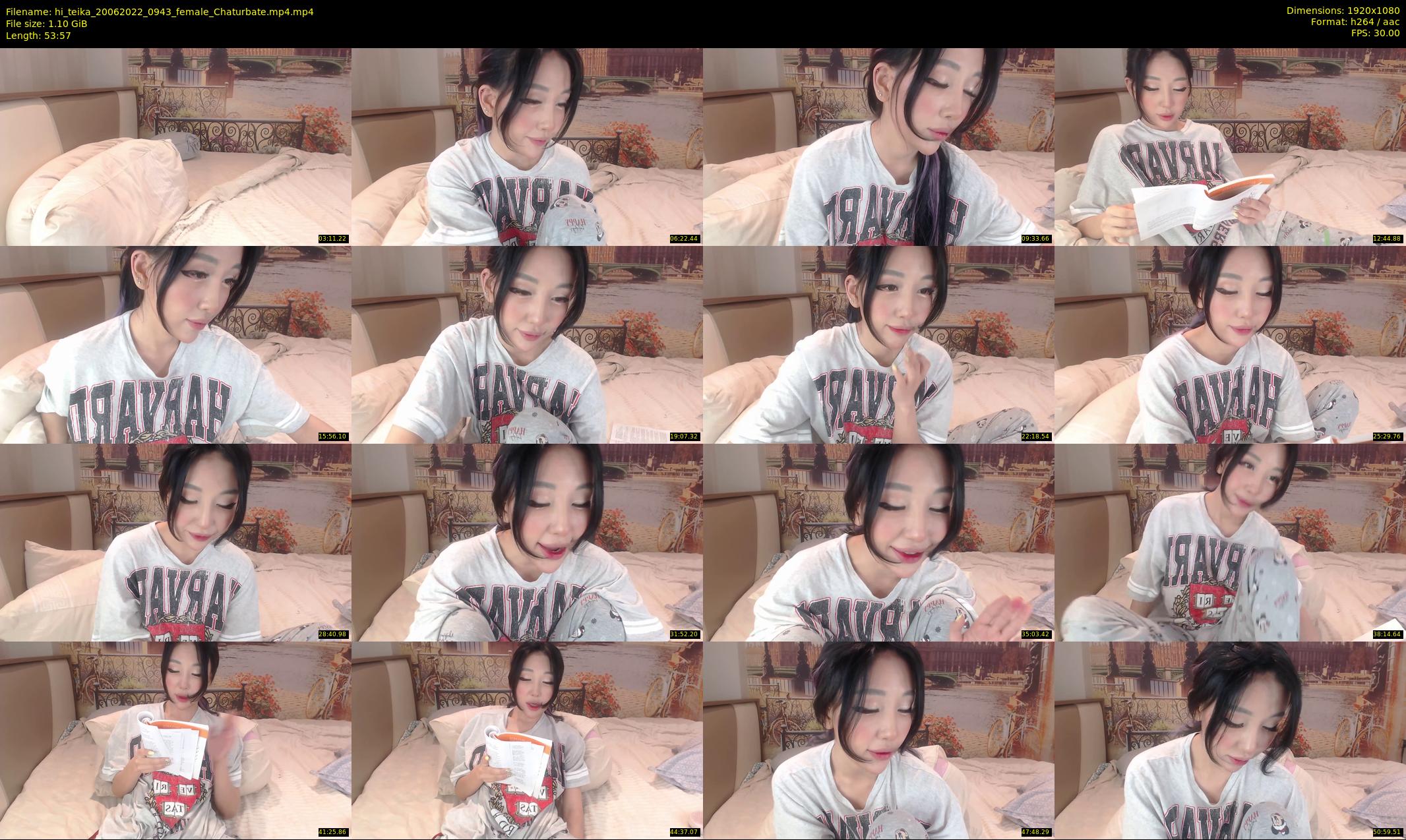hi_teika — 54 minute Chaturbate female cam show recording, 1080p, Jun 20, 2022