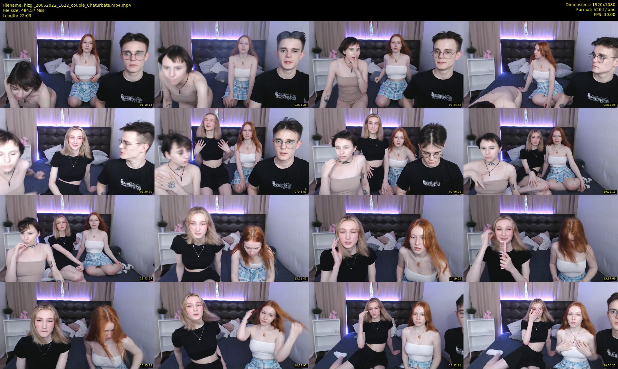 hizgi — 23 minute Chaturbate couple cam show recording, 1080p, Jun 20, 2022