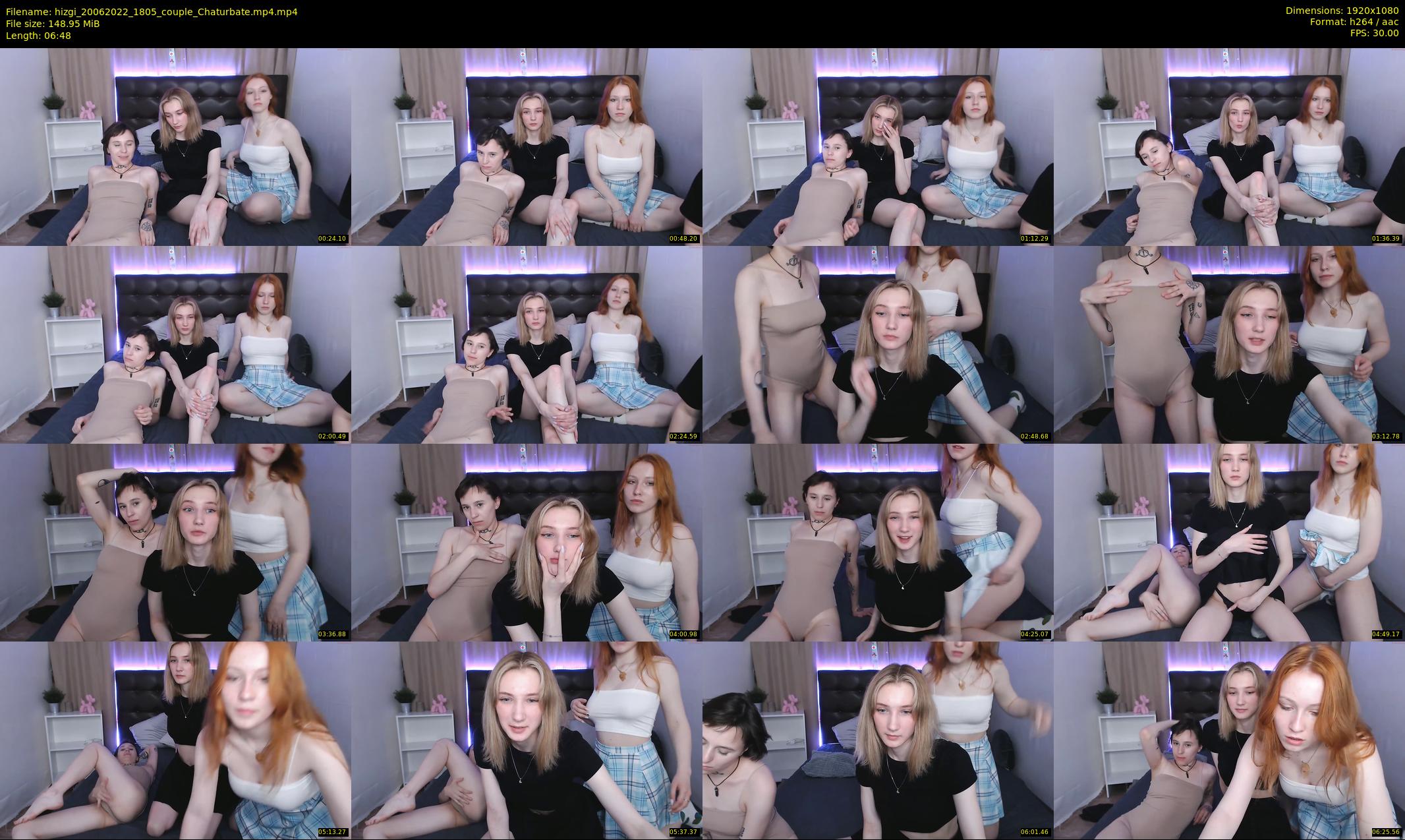 hizgi — 7 minute Chaturbate couple cam show recording, 1080p, Jun 20, 2022