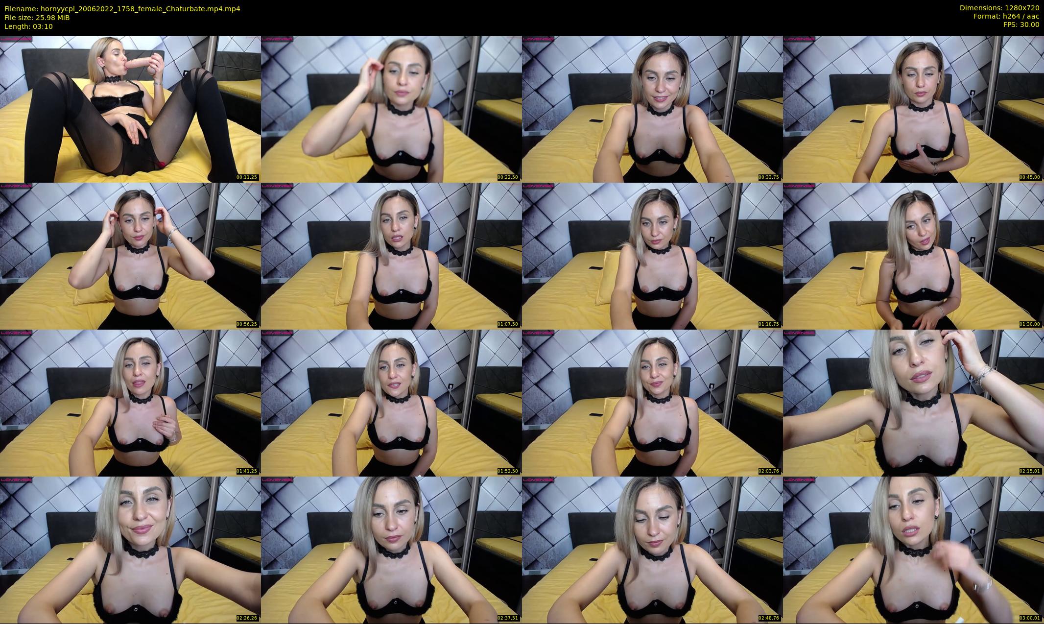 hornyycpl — 4 minute Chaturbate couple cam show recording, 720p, Jun 20, 2022