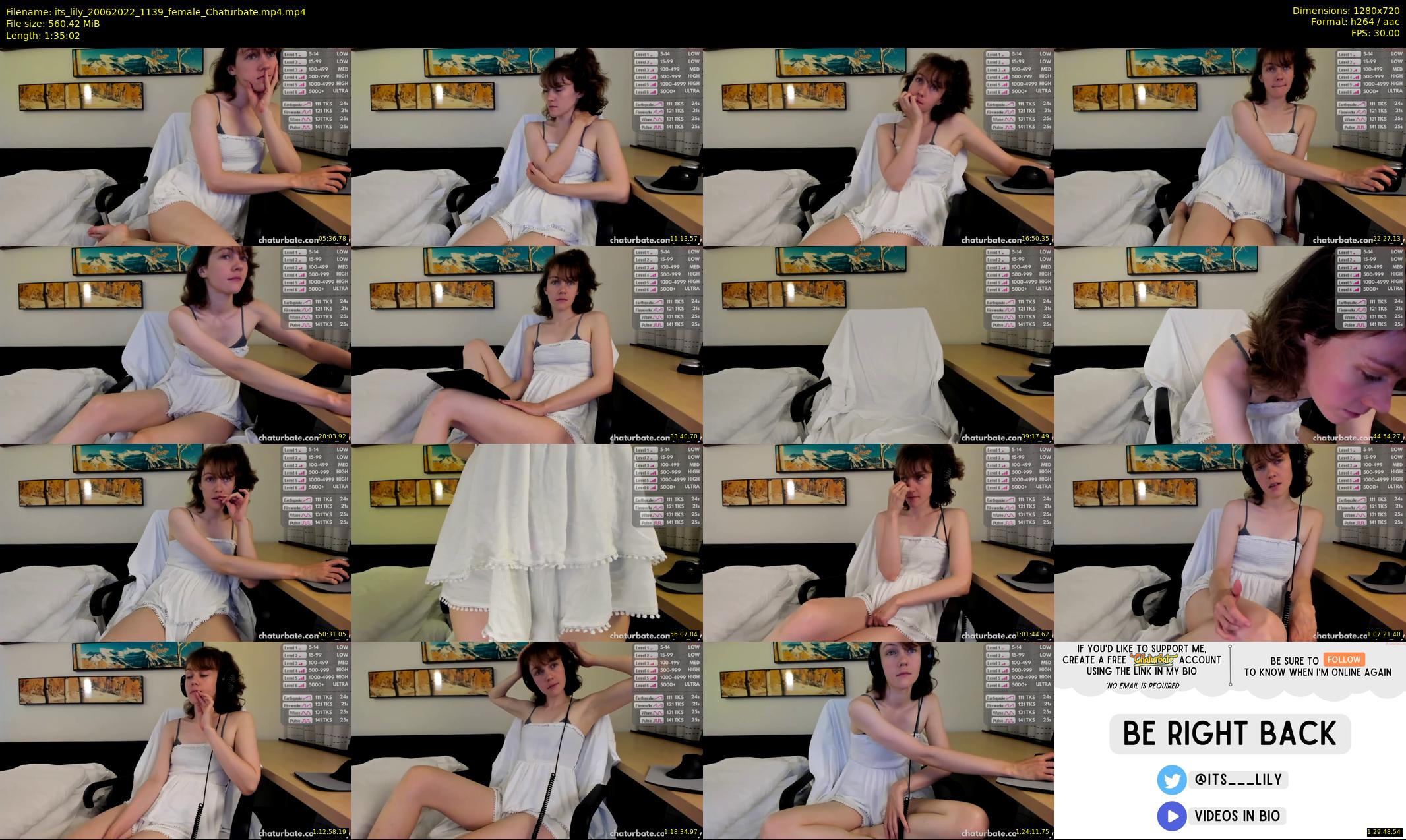 its_lily — 96 minute Chaturbate female cam show recording, 720p, Jun 20, 2022