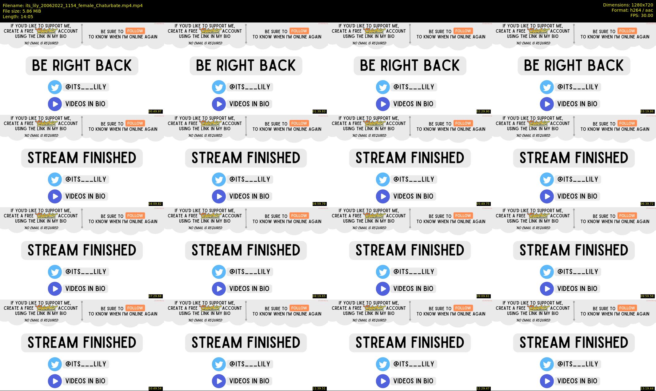 its_lily — 15 minute Chaturbate female cam show recording, 720p, Jun 20, 2022