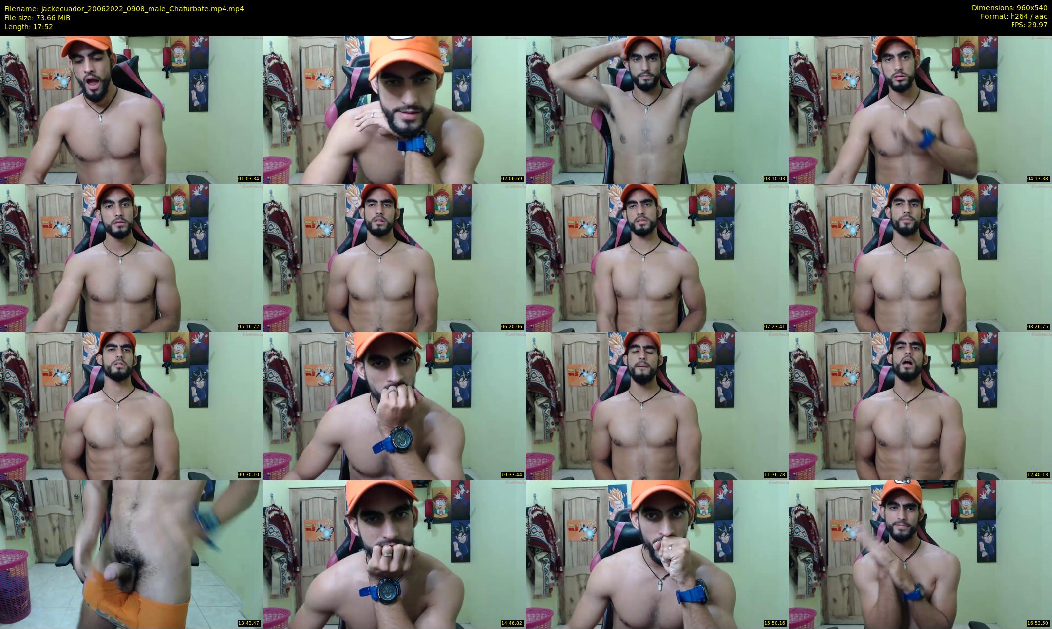 jackecuador — 18 minute Chaturbate male cam show recording, 480p, Jun 20, 2022