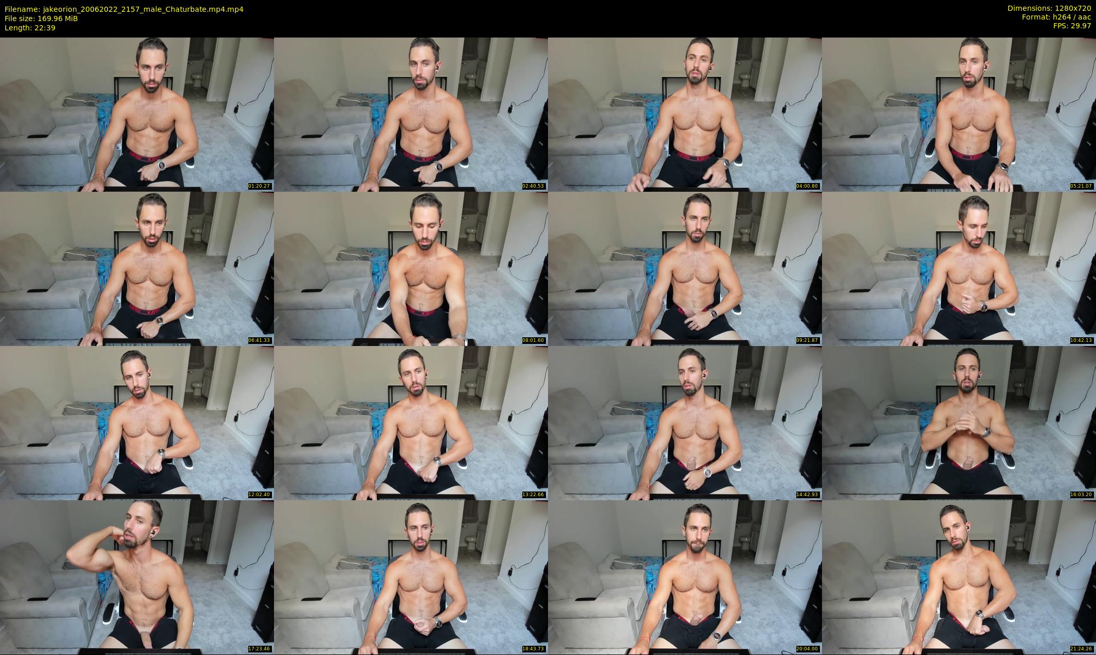 jakeorion — 23 minute Chaturbate male cam show recording, 720p, Jun 20, 2022