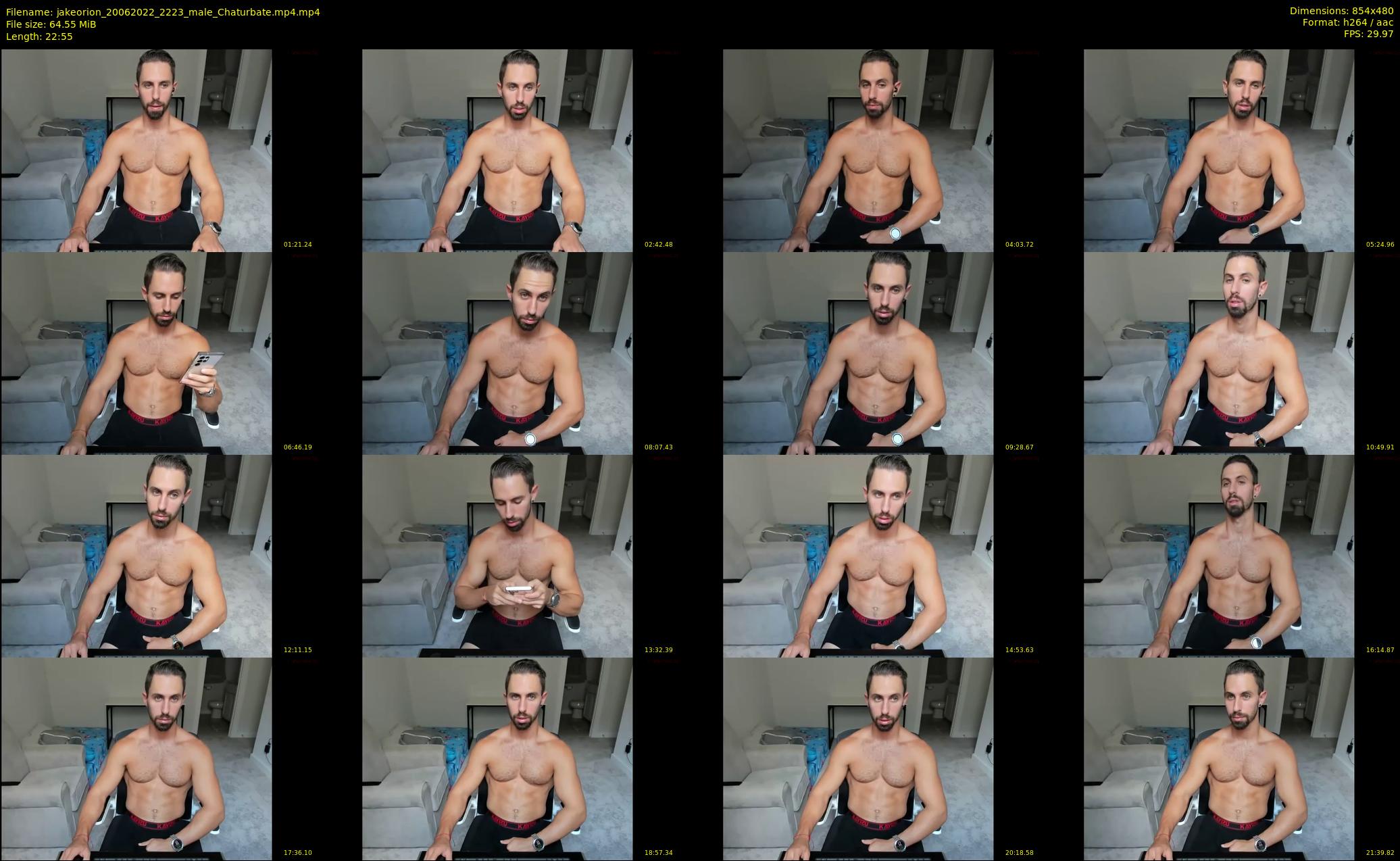 jakeorion — 23 minute Chaturbate male cam show recording, 480p, Jun 20, 2022