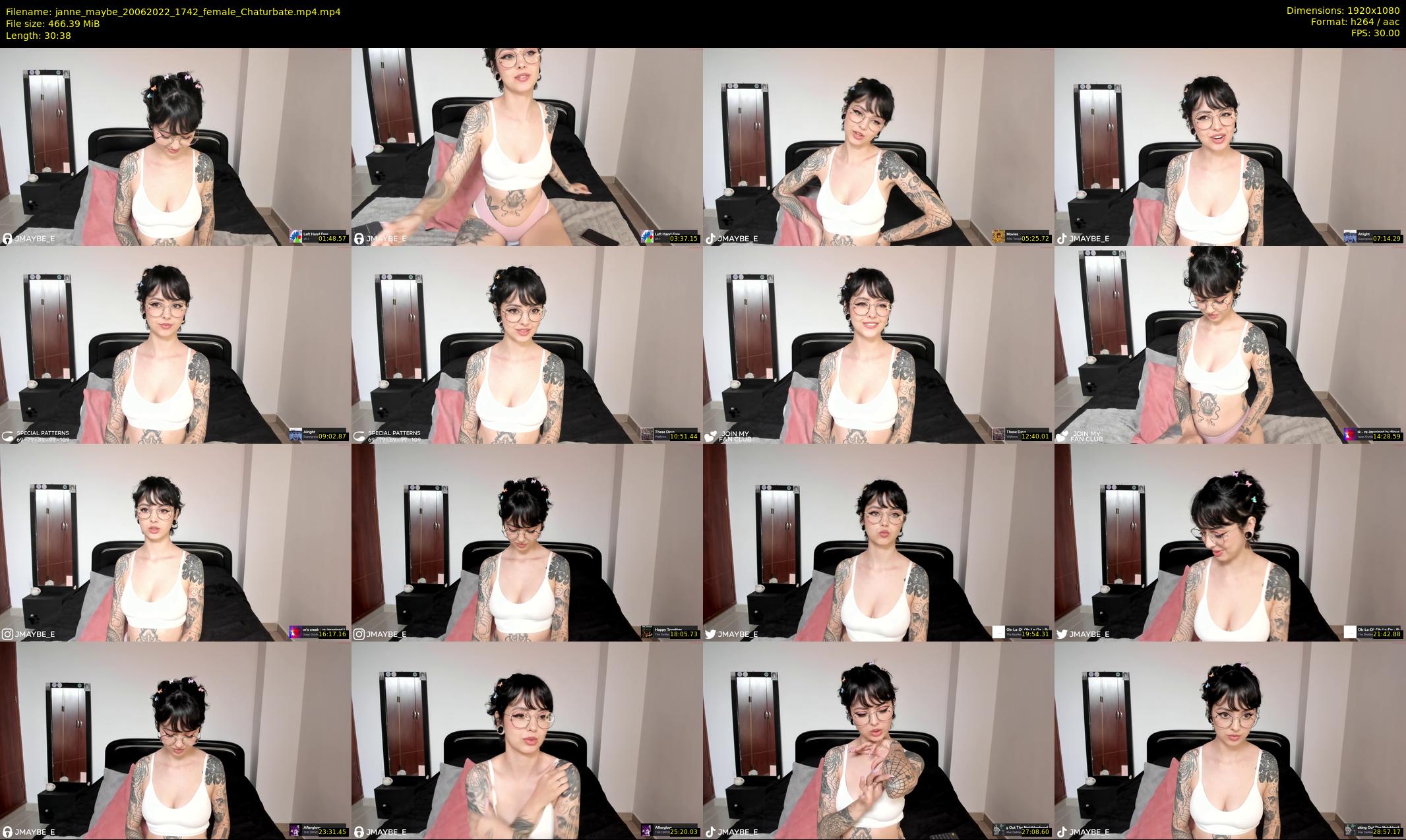 janne_maybe — 31 minute Chaturbate female cam show recording, 1080p, Jun 20, 2022