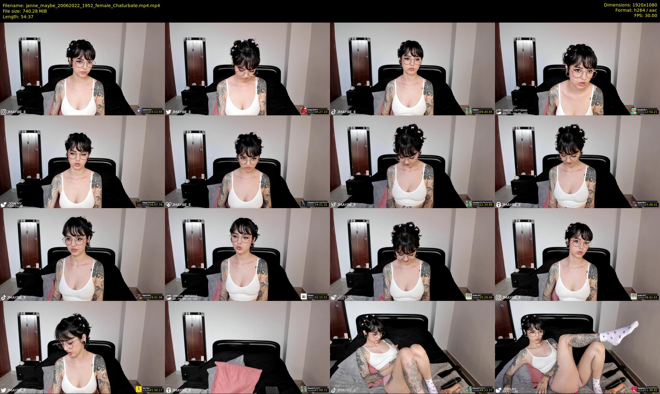 janne_maybe — 55 minute Chaturbate female cam show recording, 1080p, Jun 20, 2022