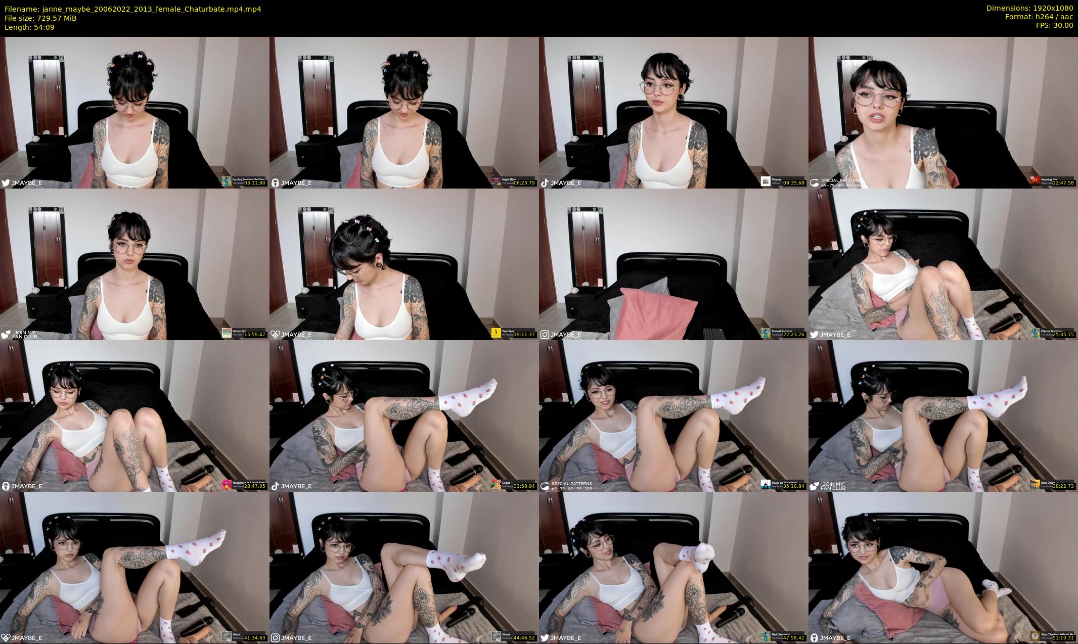 janne_maybe — 55 minute Chaturbate female cam show recording, 1080p, Jun 20, 2022