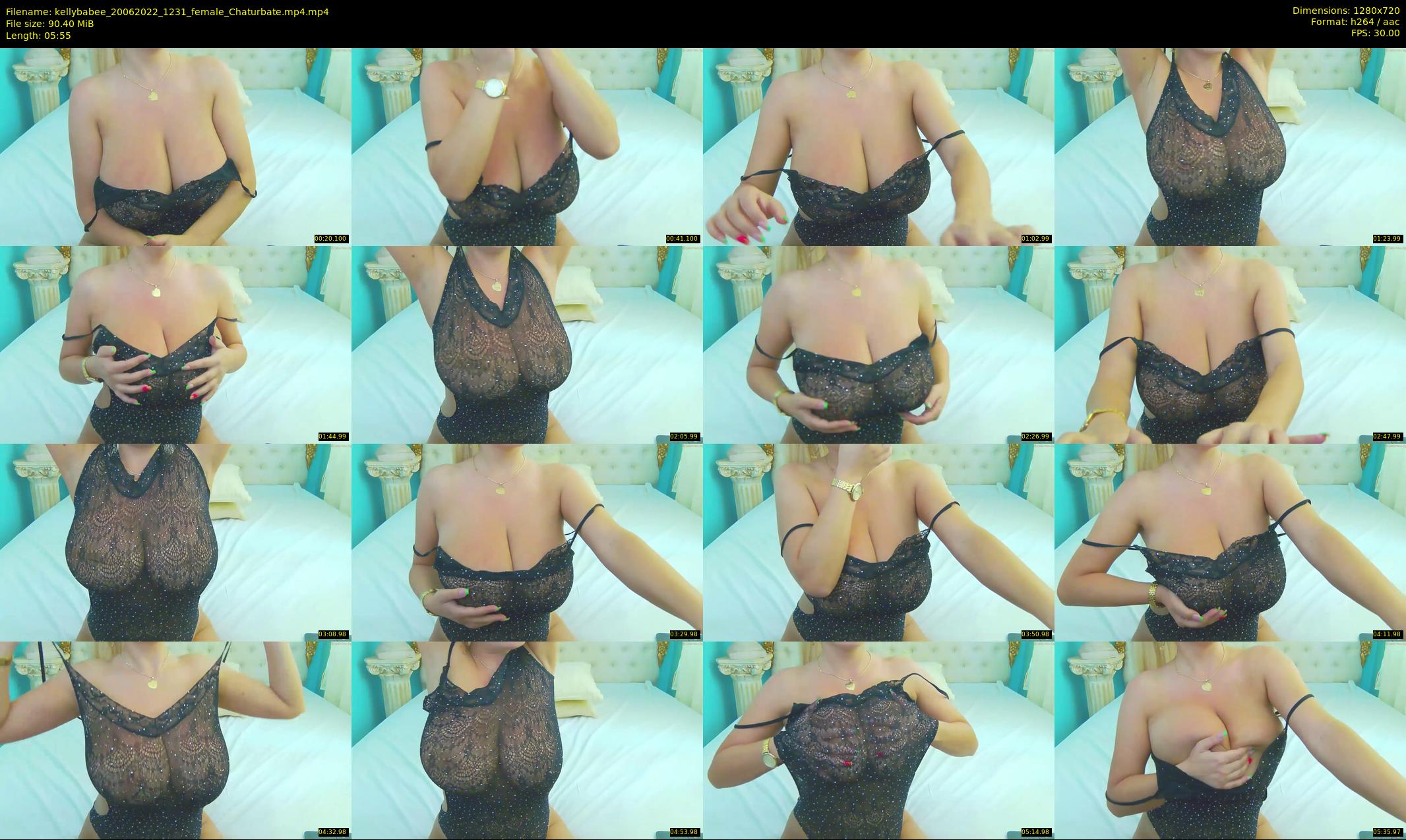 kellybabee — 6 minute Chaturbate female cam show recording, 720p, Jun 20, 2022