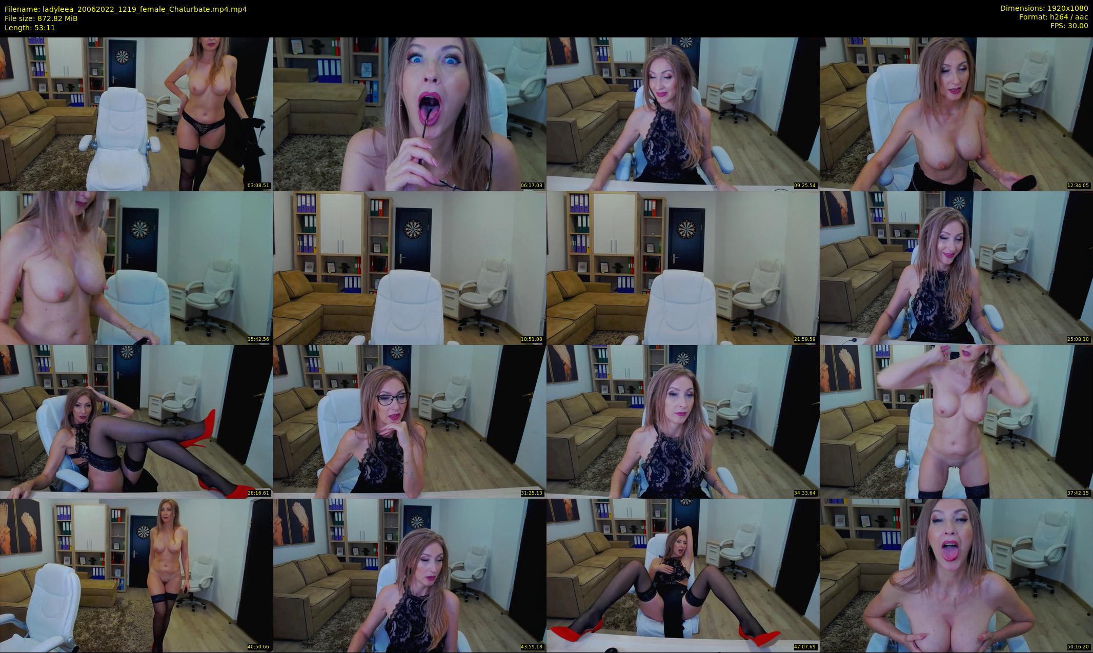 ladyleea — 54 minute Chaturbate female cam show recording, 1080p, Jun 20, 2022
