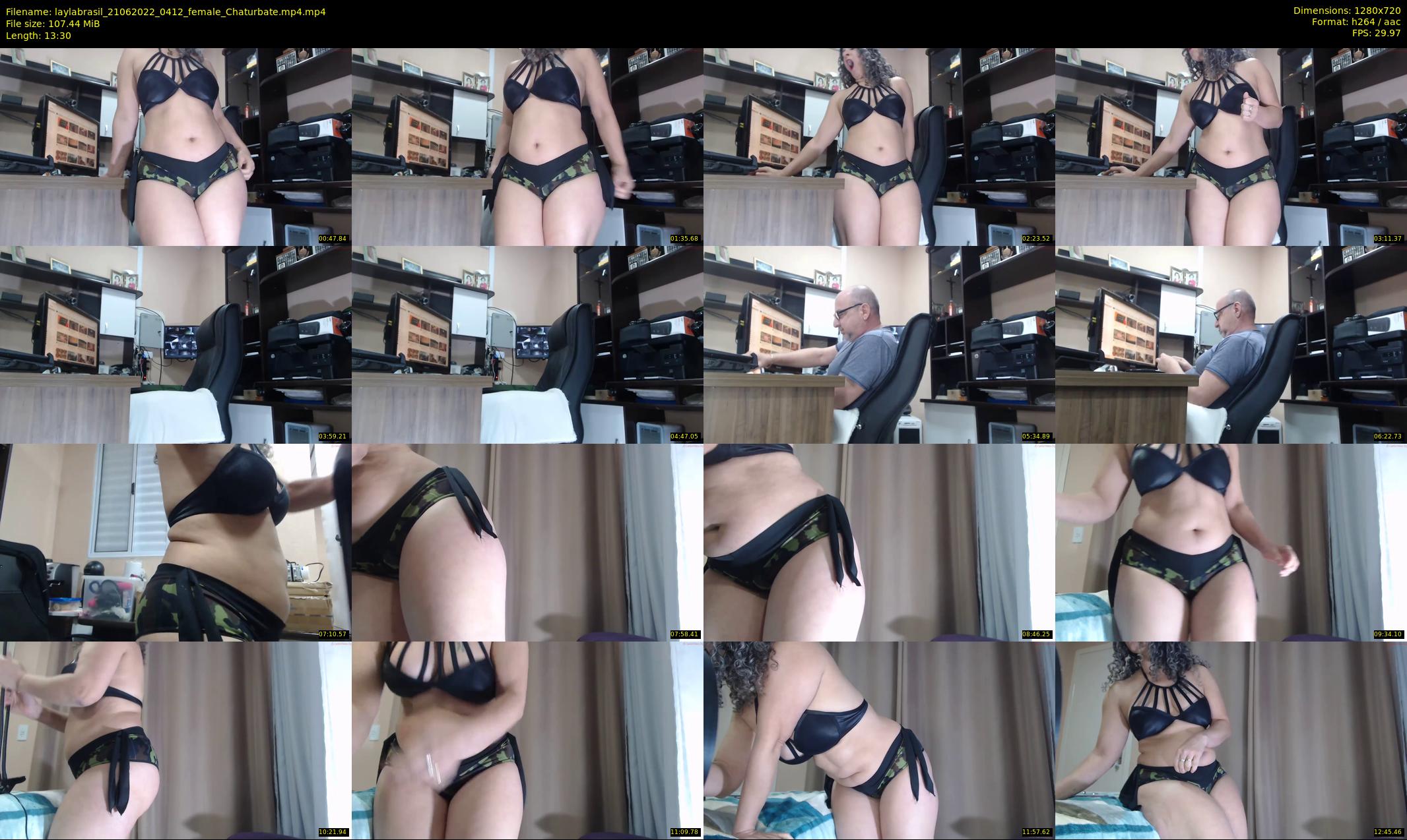 laylabrasil — 14 minute Chaturbate female cam show recording, 720p, Jun 21, 2022