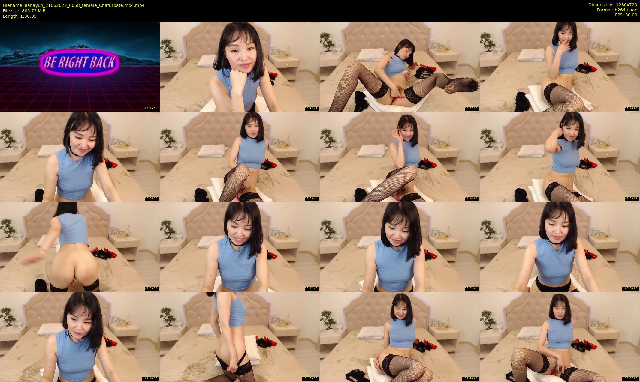 lianayun — 91 minute Chaturbate female cam show recording, 720p, Jun 21, 2022