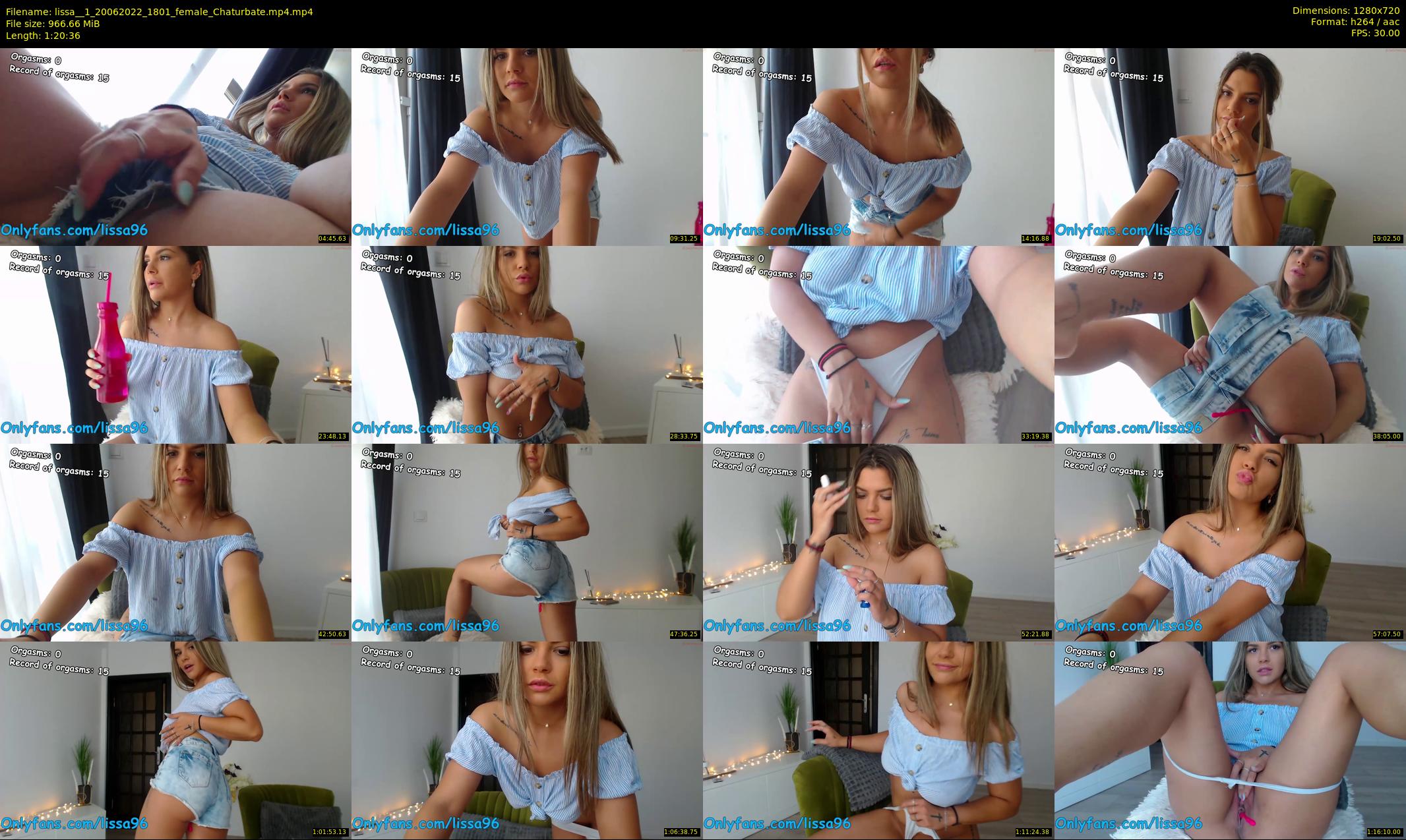 lissa__1 — 81 minute Chaturbate female cam show recording, 720p, Jun 20, 2022