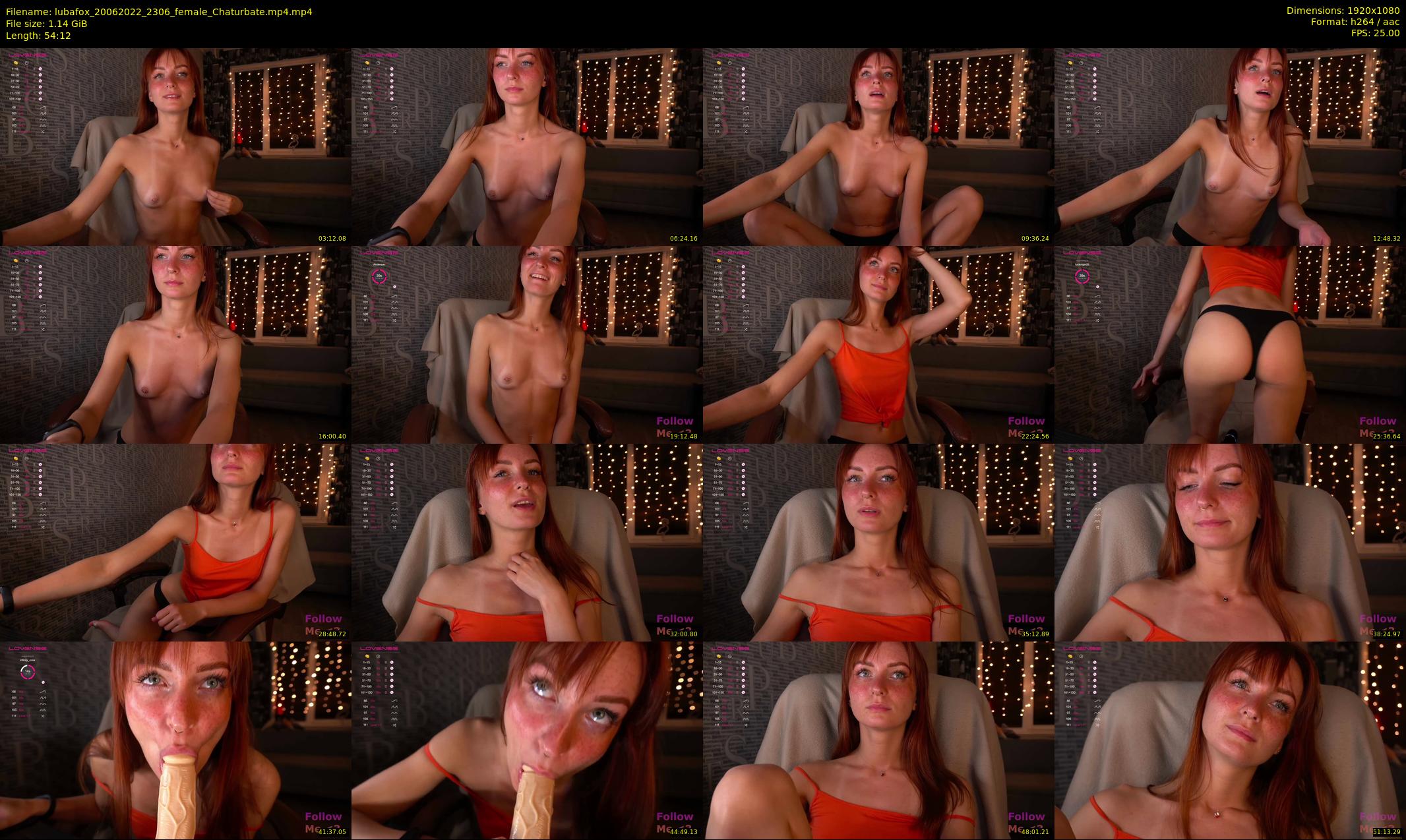 lubafox — 55 minute Chaturbate female cam show recording, 1080p, Jun 20, 2022