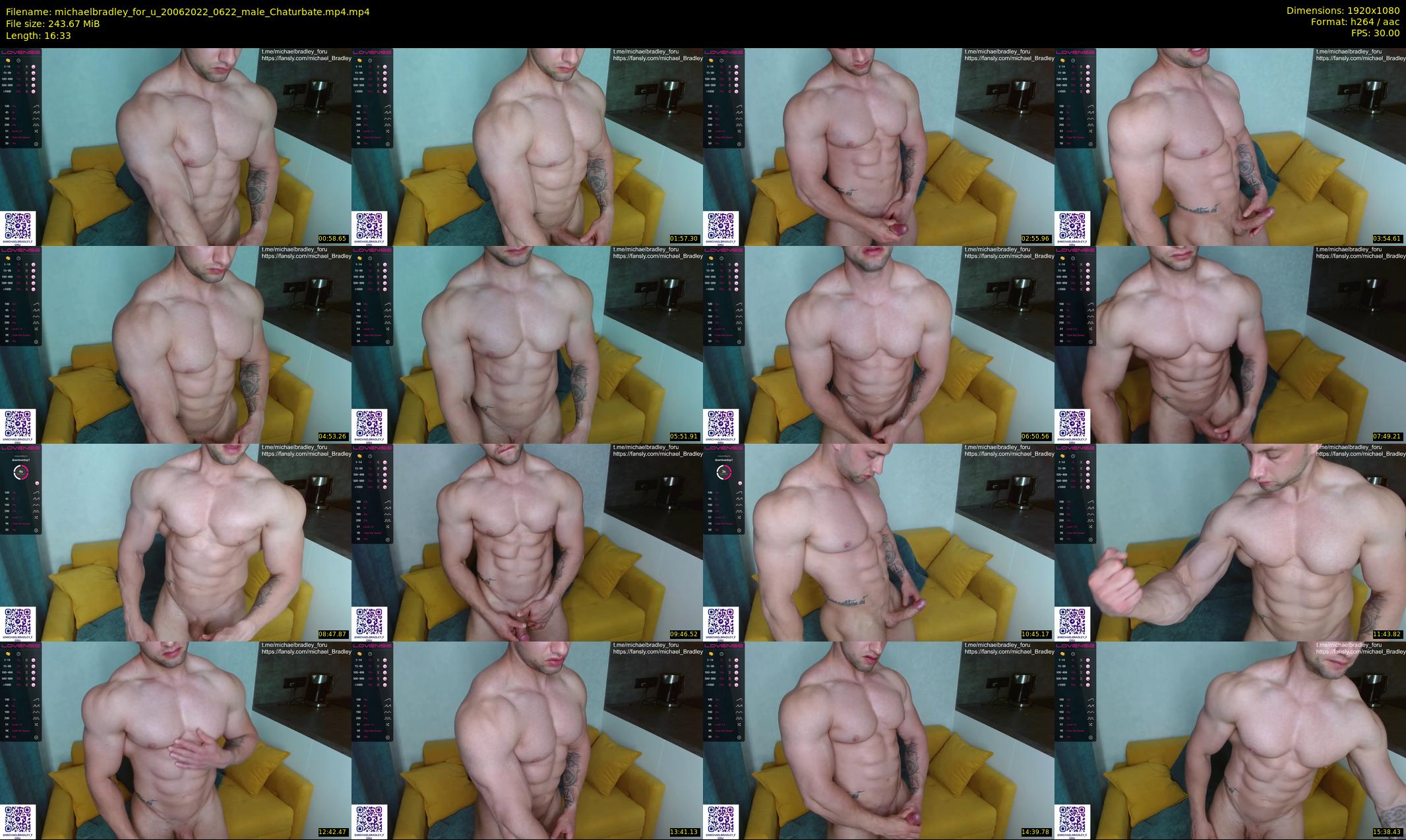 michaelbradley_for_u — 17 minute Chaturbate male cam show recording, 1080p, Jun 20, 2022