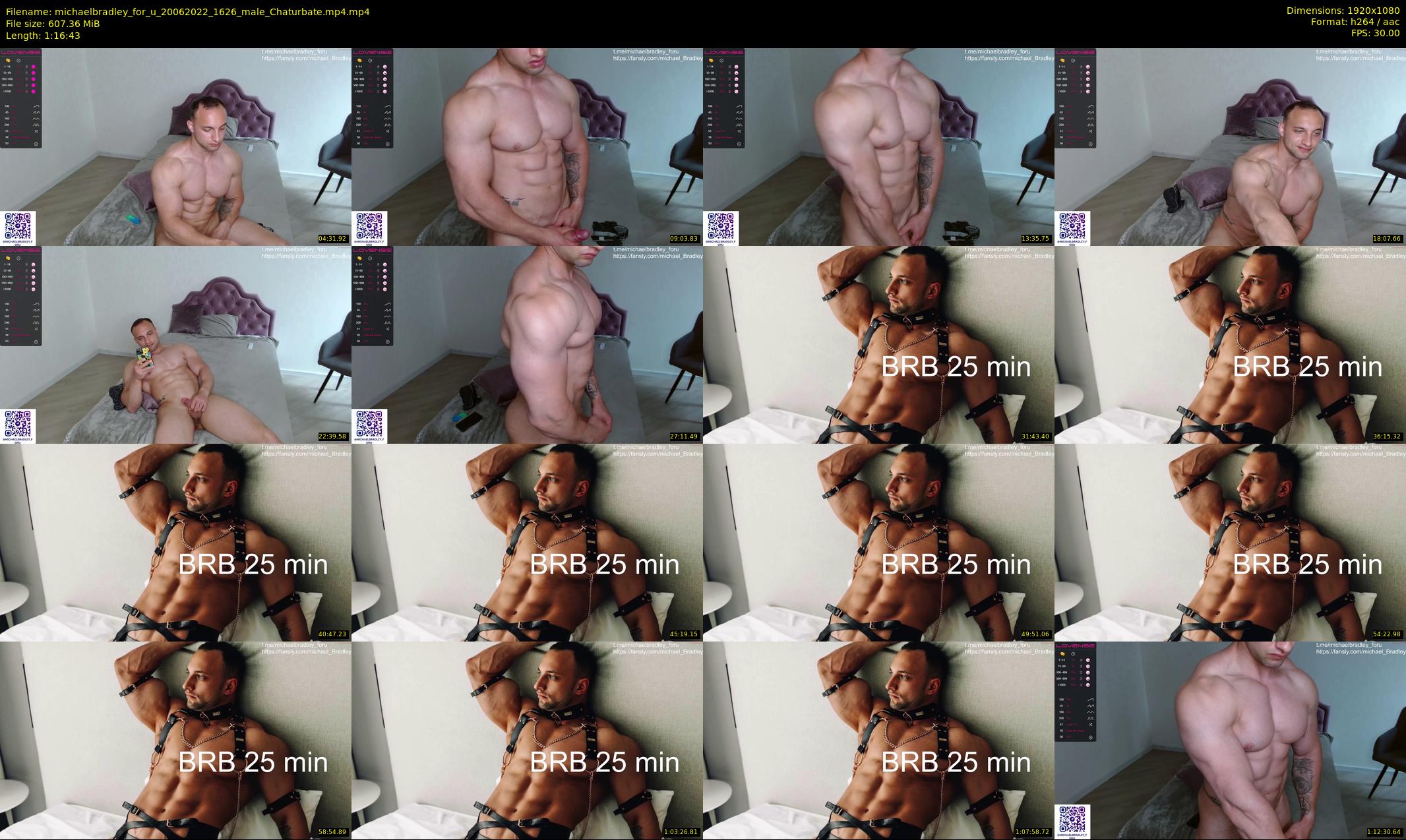 michaelbradley_for_u — 77 minute Chaturbate male cam show recording, 1080p, Jun 20, 2022